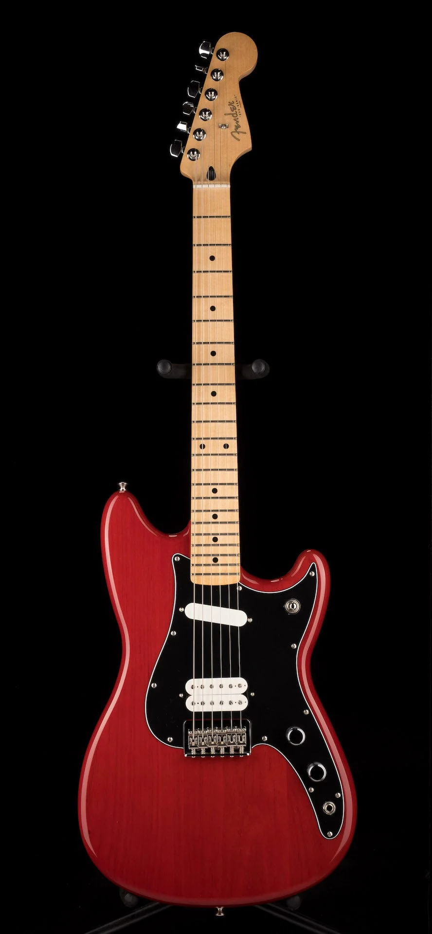 Used 2020 Fender Player Duo-Sonic HS Crimson Red Transparent with Gig Bag - Image 2