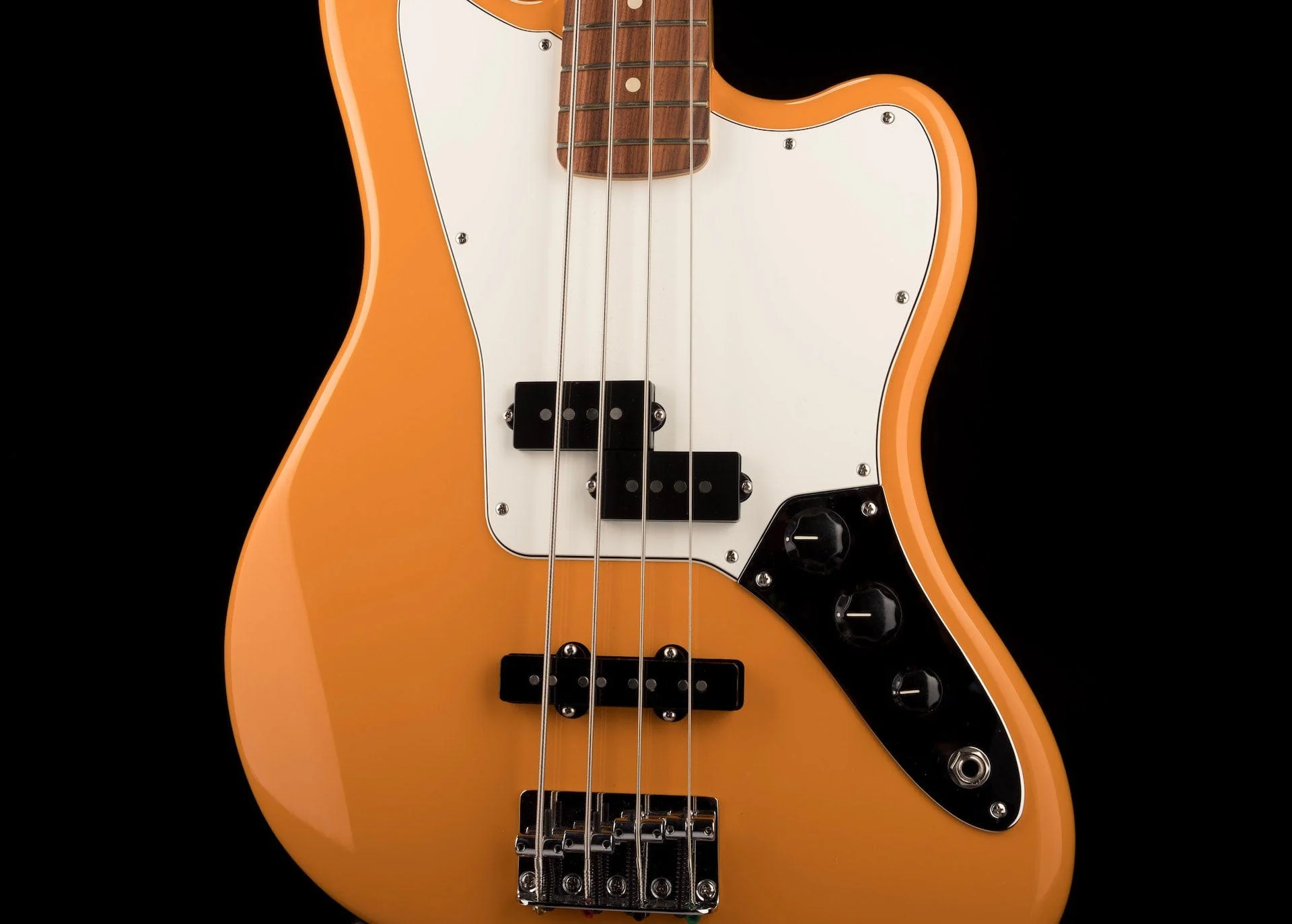 Used Fender Player Jaguar Bass Capri Orange - Image 6