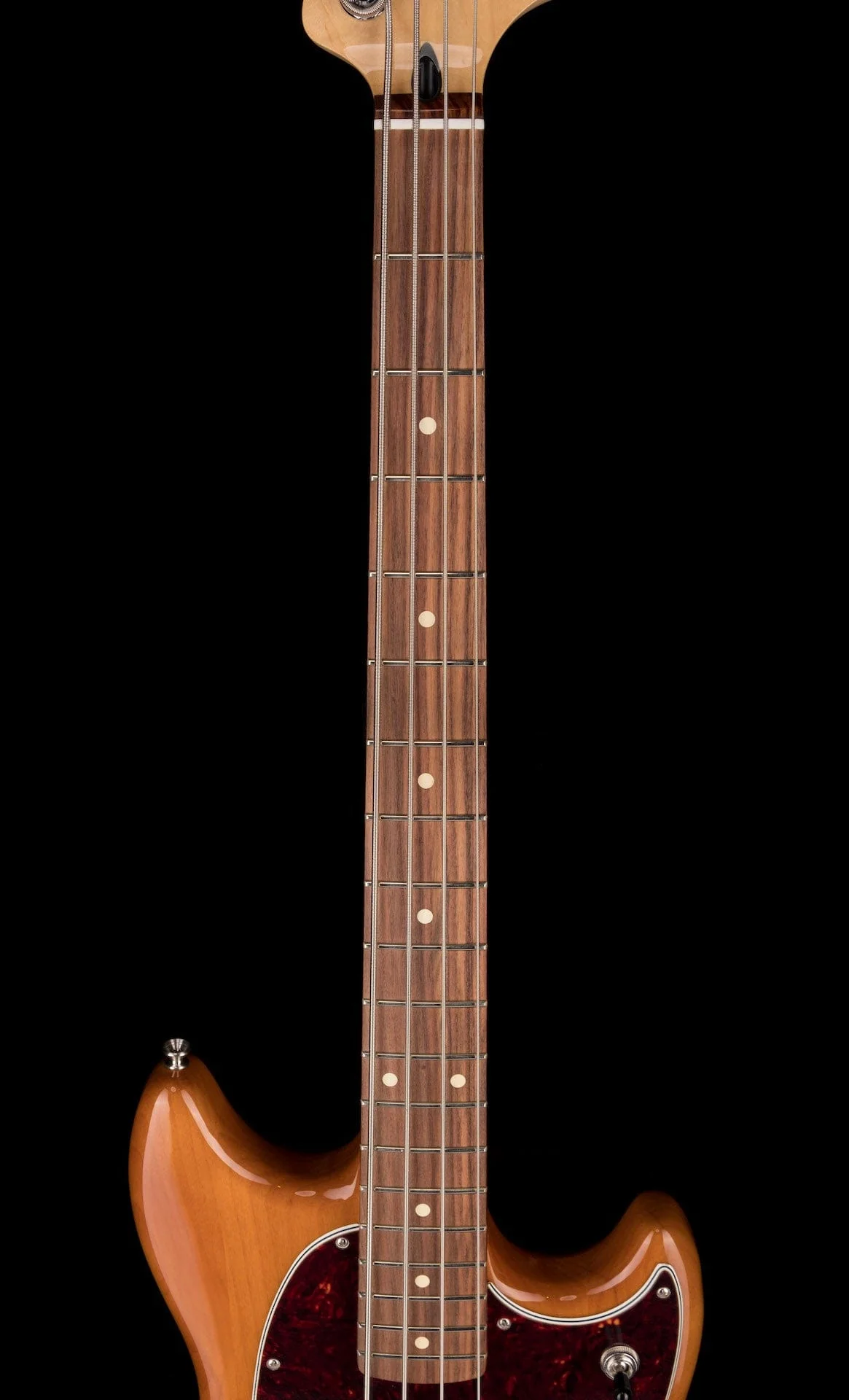 Used Fender Player Mustang Bass PJ Pau Ferro Aged Natural with Gig Bag - Image 10