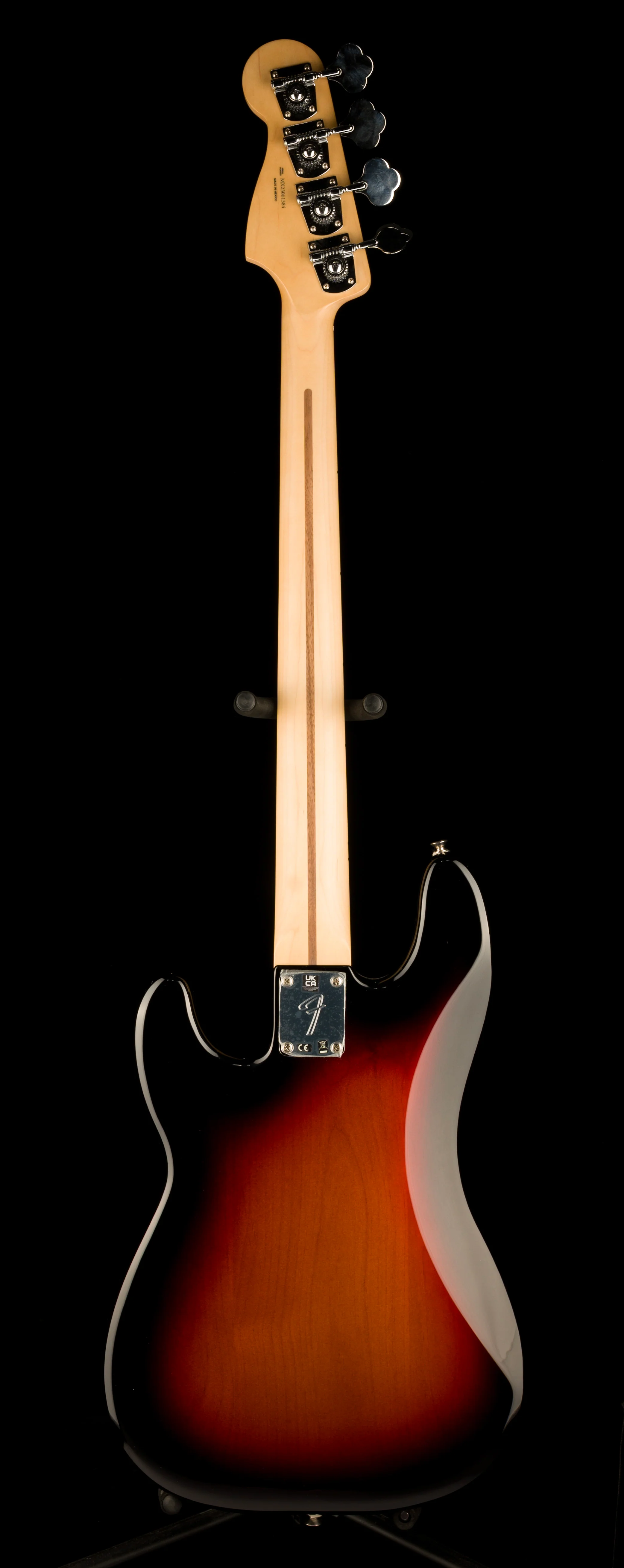 Used Fender Player Precision Bass Maple 3-Tone Sunburst With OHSC - Image 13
