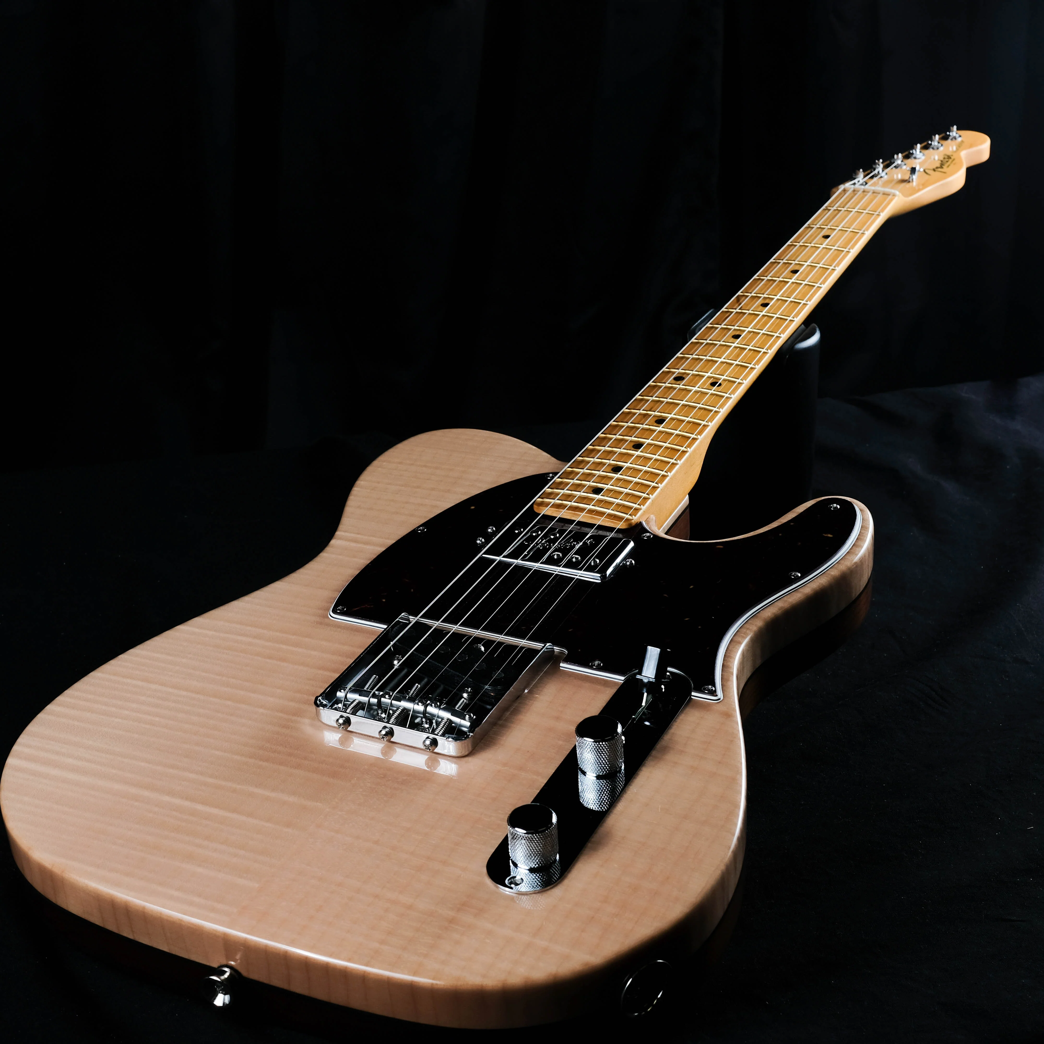 Used '19 Fender Rarities Flame Maple Top Chambered Telecaster Natural w/ OHSC - Image 11