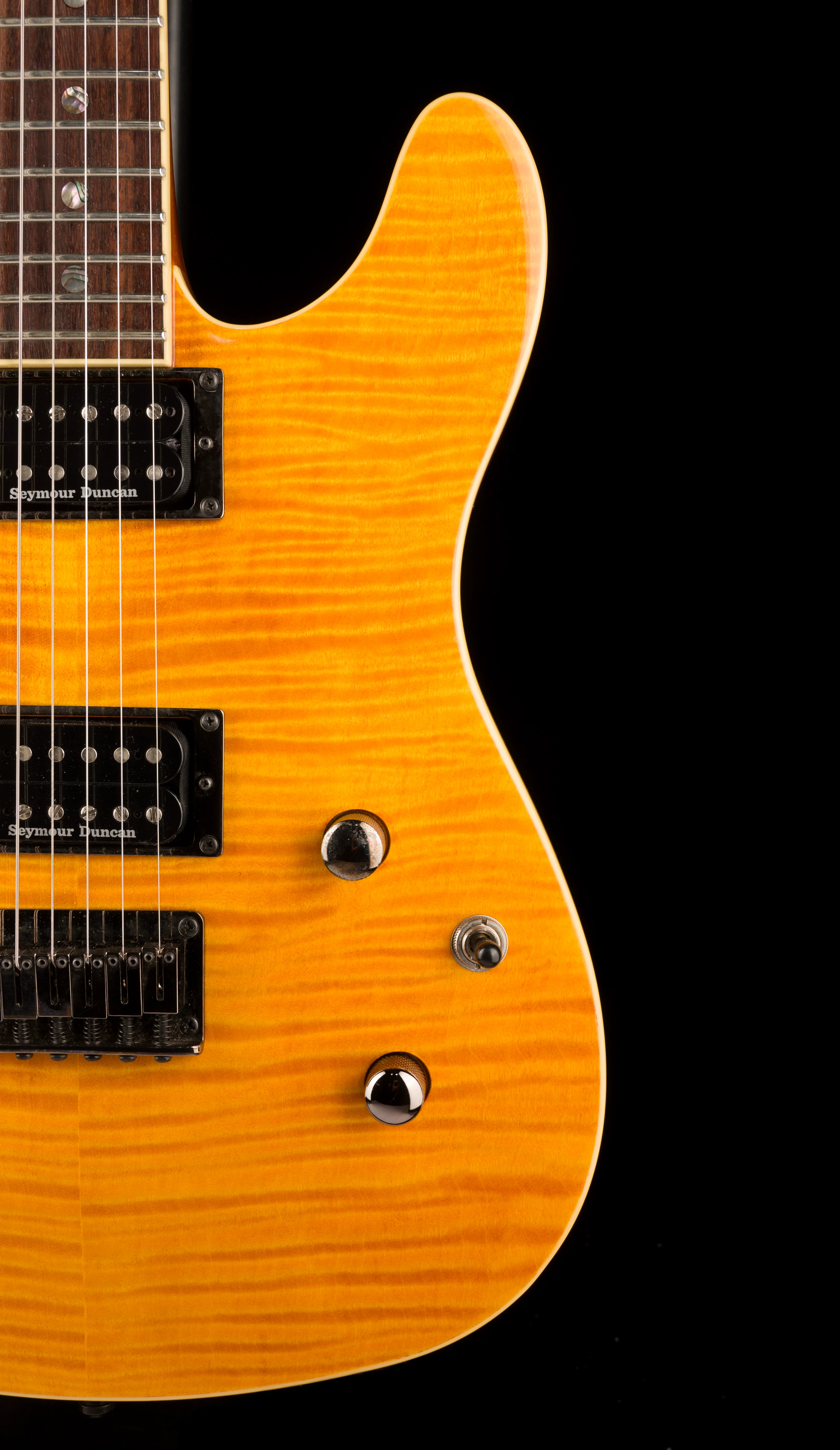Used Fender Special Edition Custom Telecaster FMT HH Amber with Gig Bag - Image 9