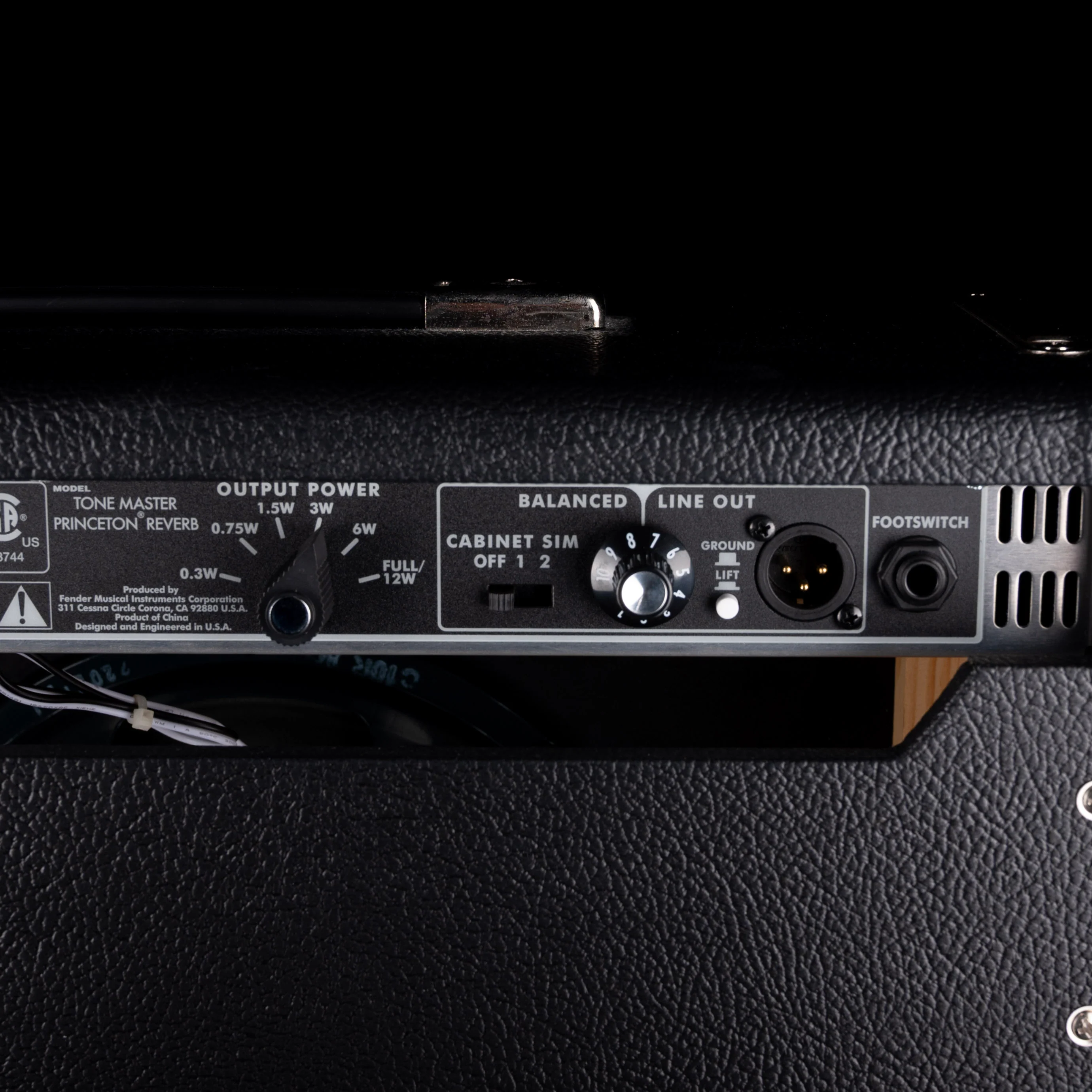 Used Fender Tone Master Princeton Reverb Guitar Amp Combo With Footswitch and Cover - Image 10
