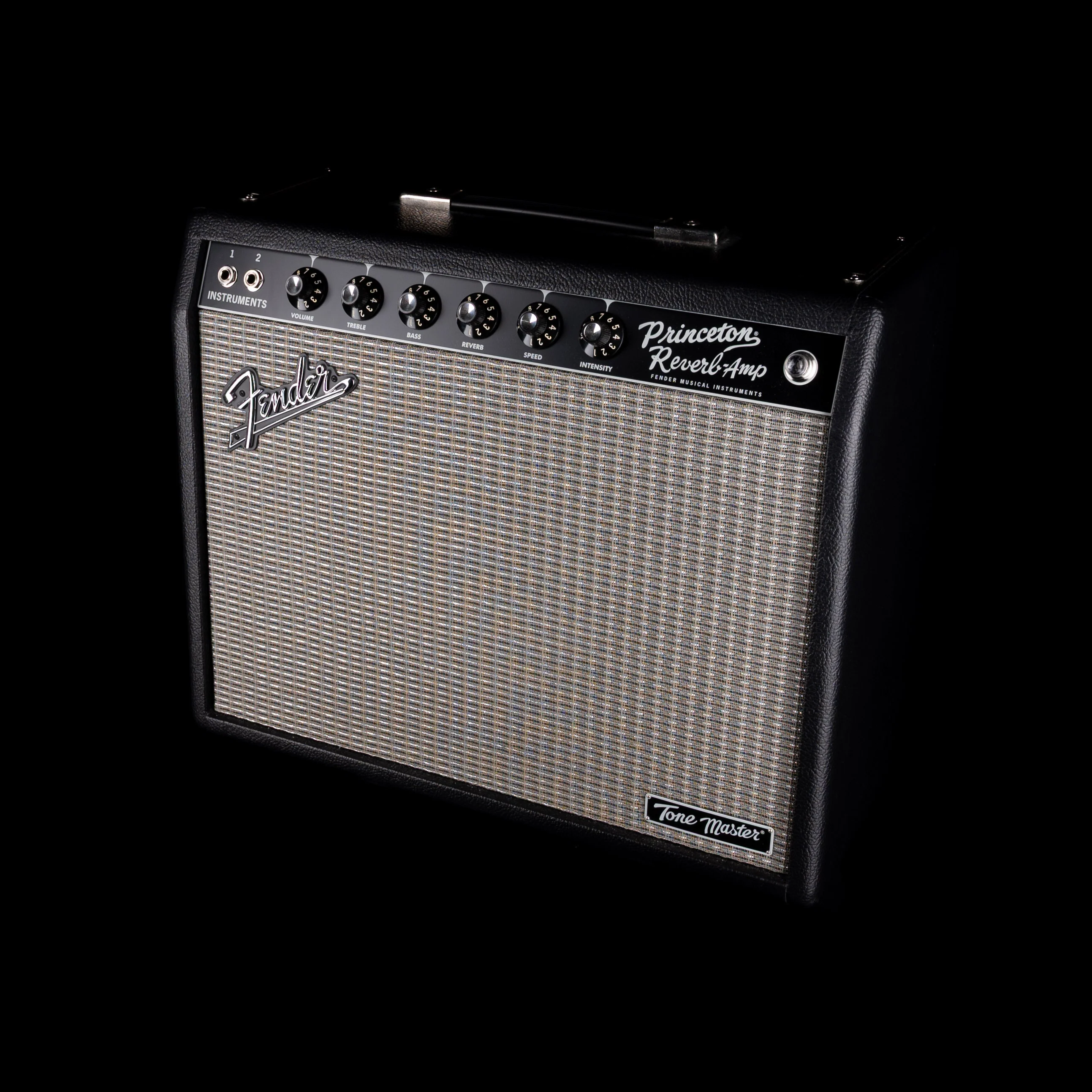Used Fender Tone Master Princeton Reverb Guitar Amp Combo With Footswitch and Cover - Image 2