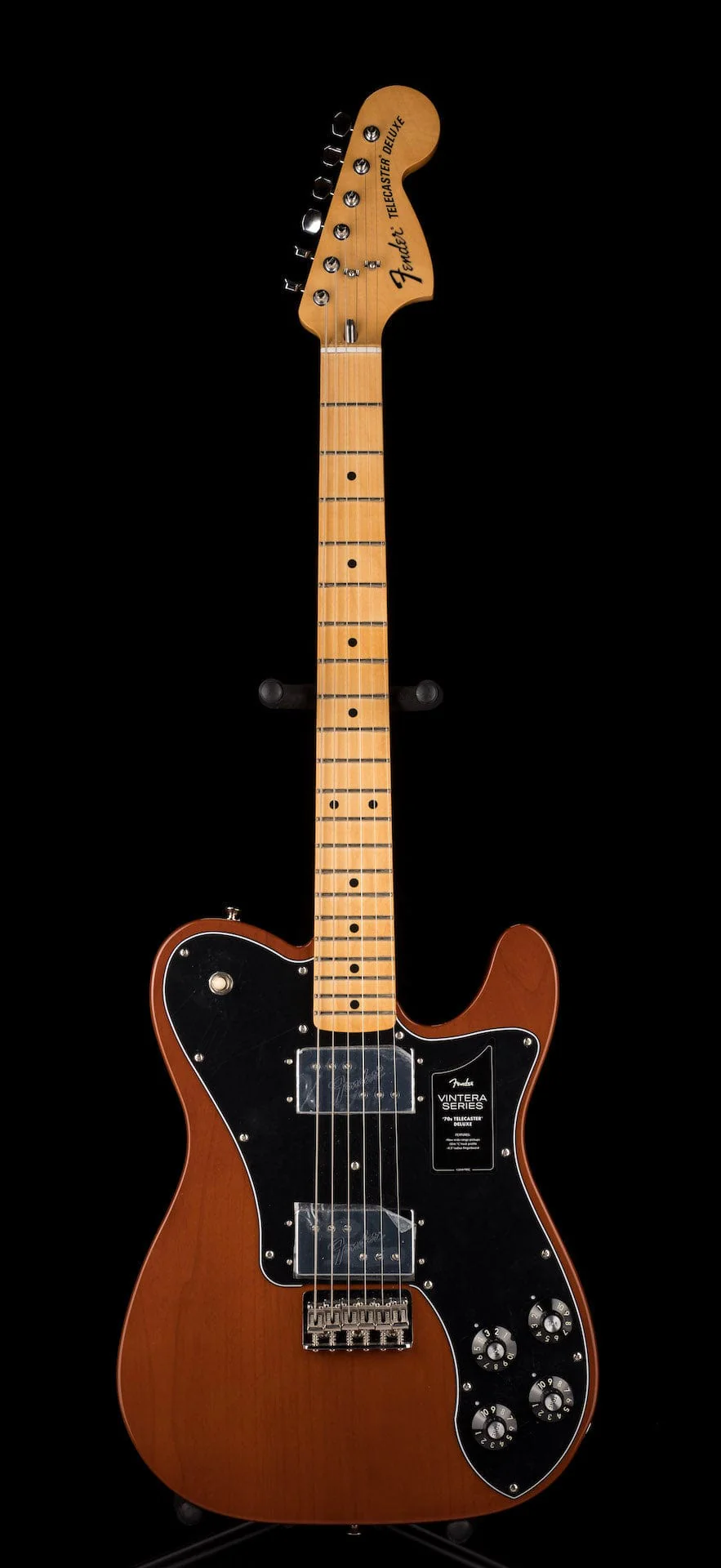 Used Fender Vintera 70's Tele Deluxe Mocha with Gig Bag - Image 2