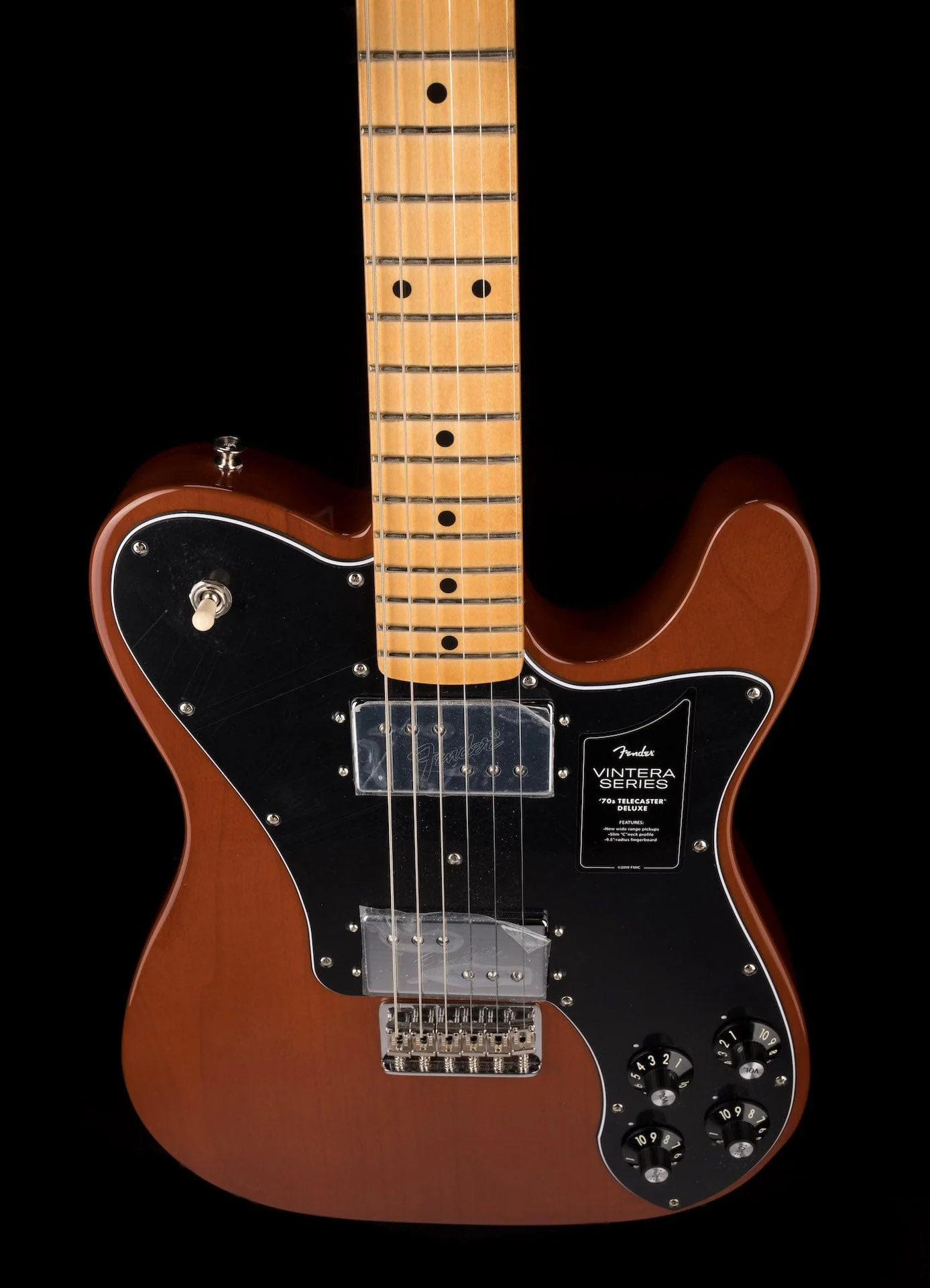 Used Fender Vintera 70's Tele Deluxe Mocha with Gig Bag - Image 4
