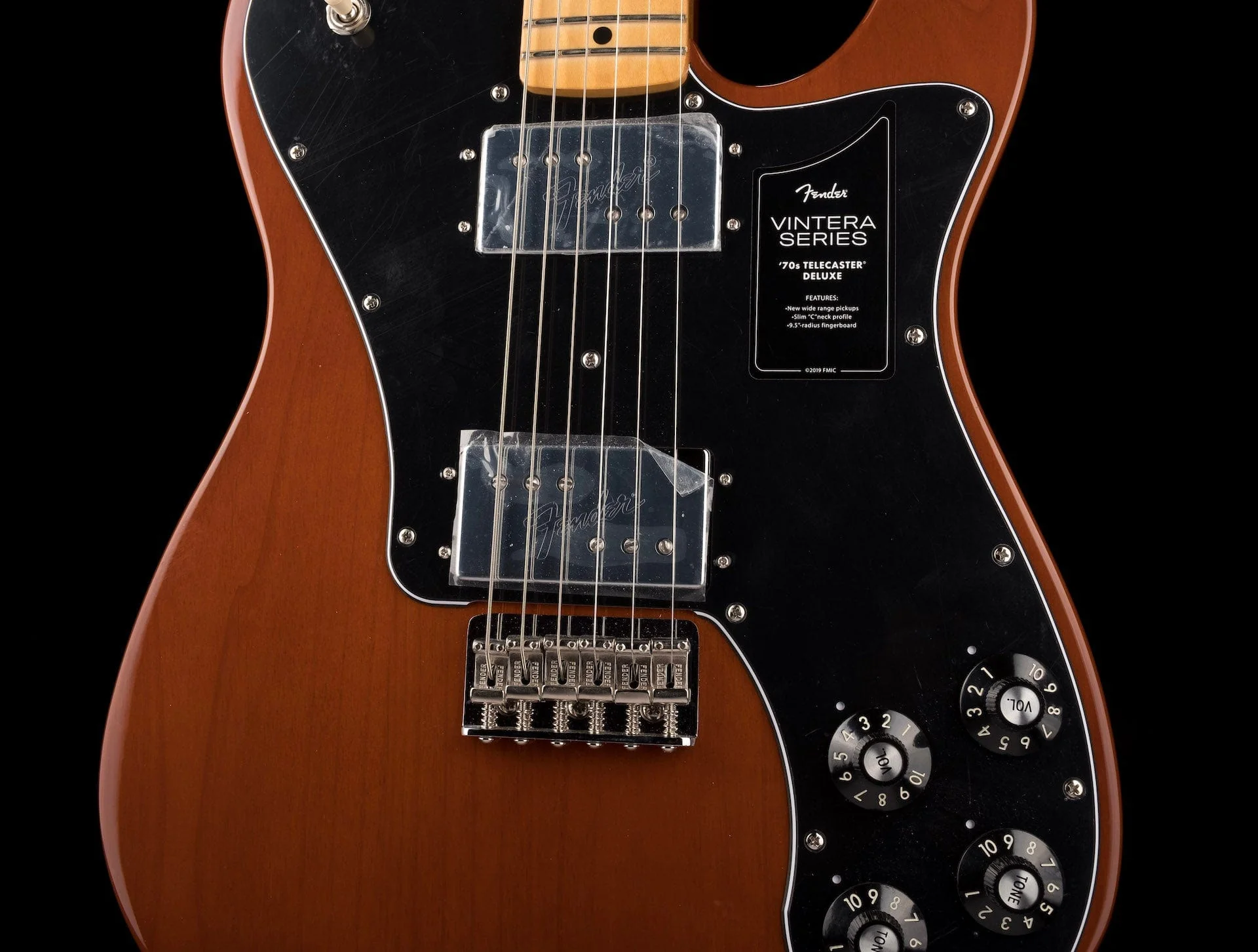 Used Fender Vintera 70's Tele Deluxe Mocha with Gig Bag - Image 6