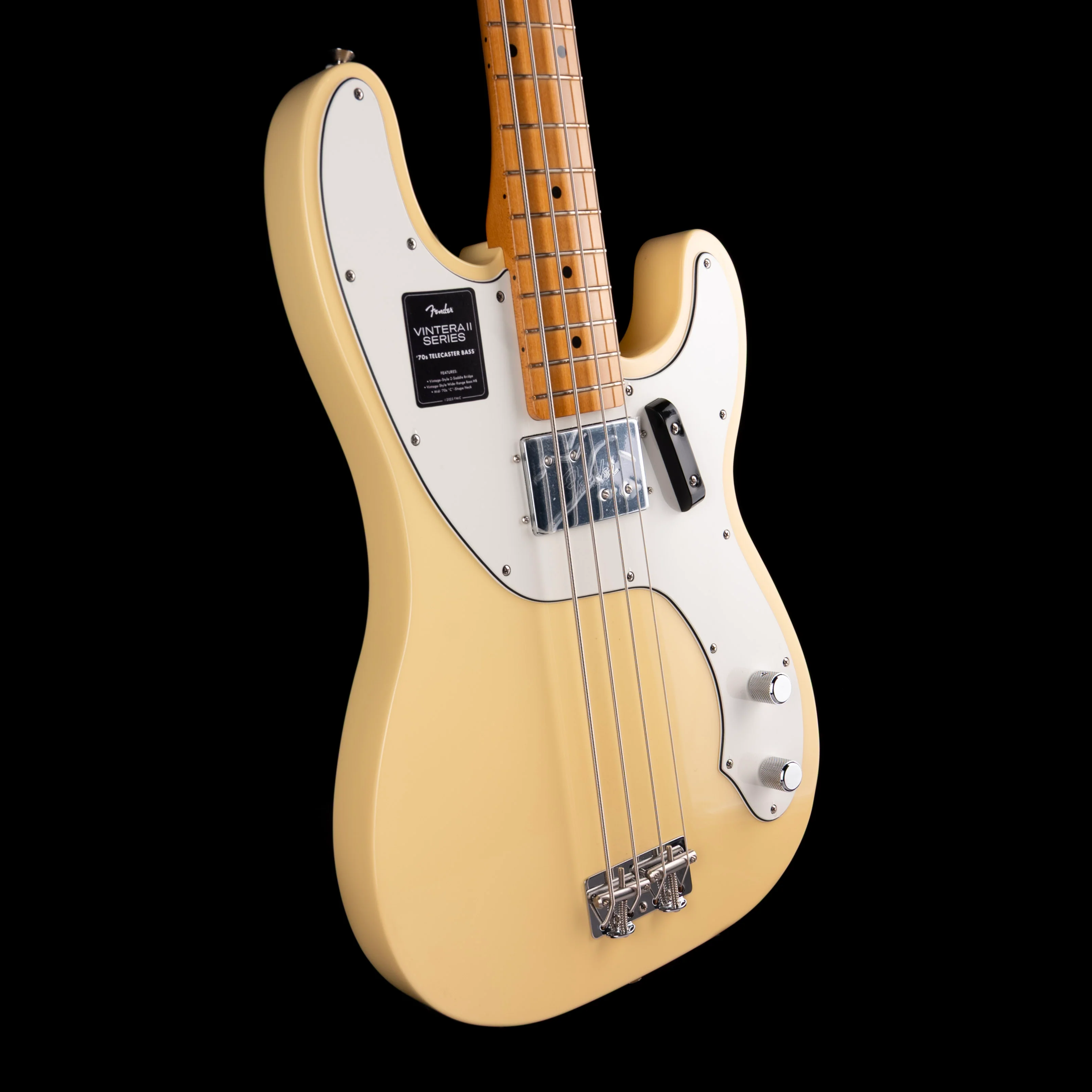 Used Fender Vintera II 70s Telecaster Bass Vintage White With Gig Bag - Image 5