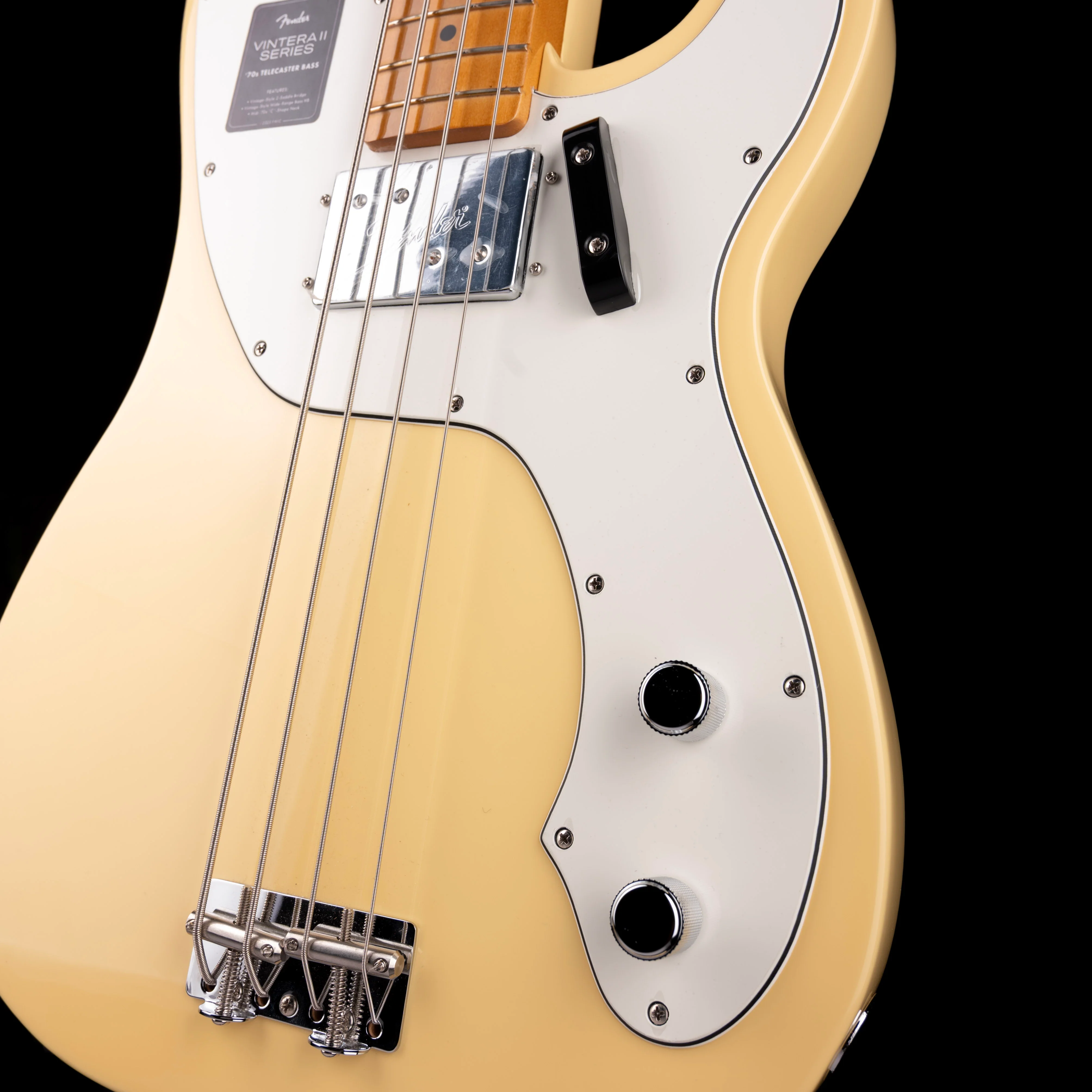 Used Fender Vintera II 70s Telecaster Bass Vintage White With Gig Bag - Image 6