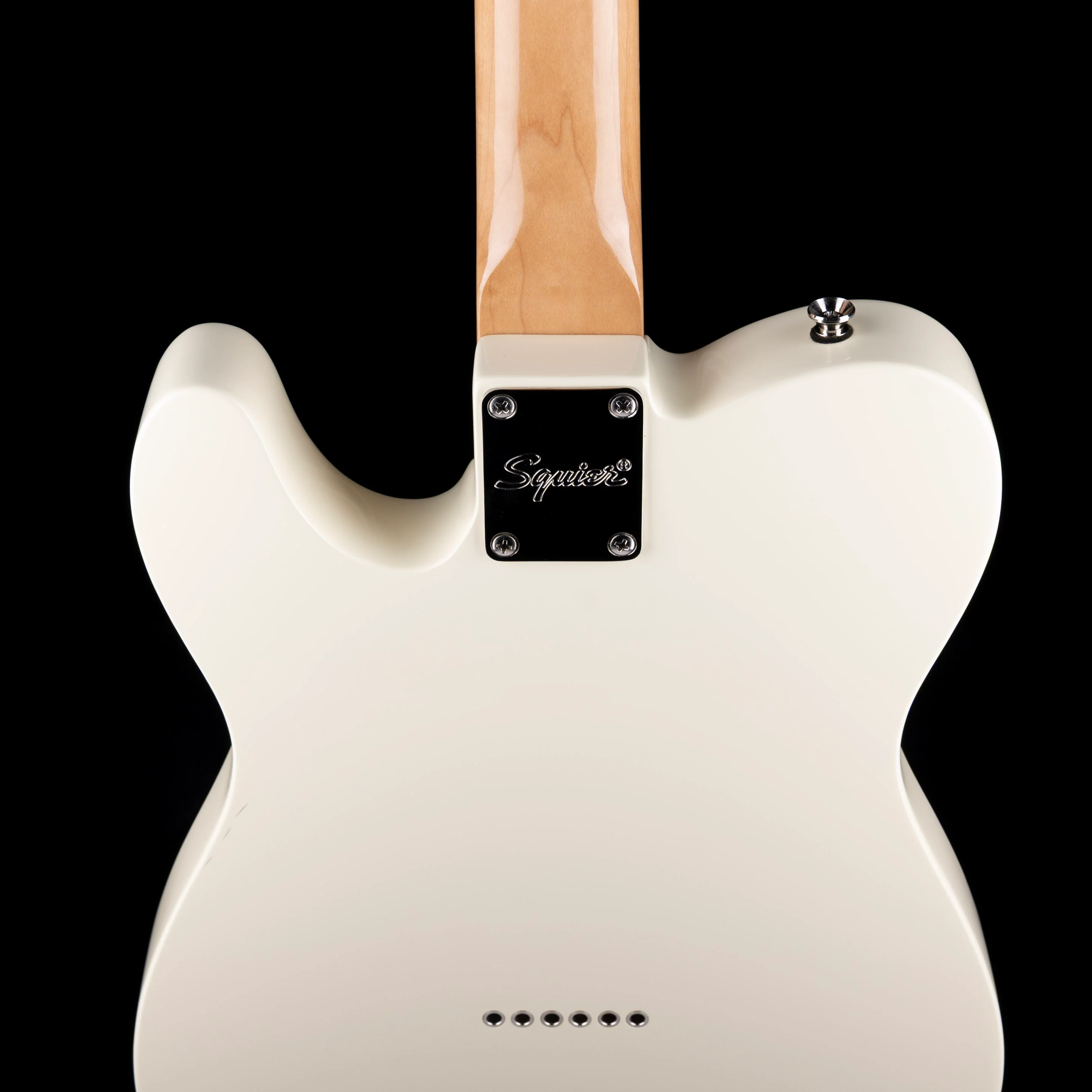 Used Squier Classic Vibe '70s Telecaster Thinline Olympic White With Gig Bag - Image 11