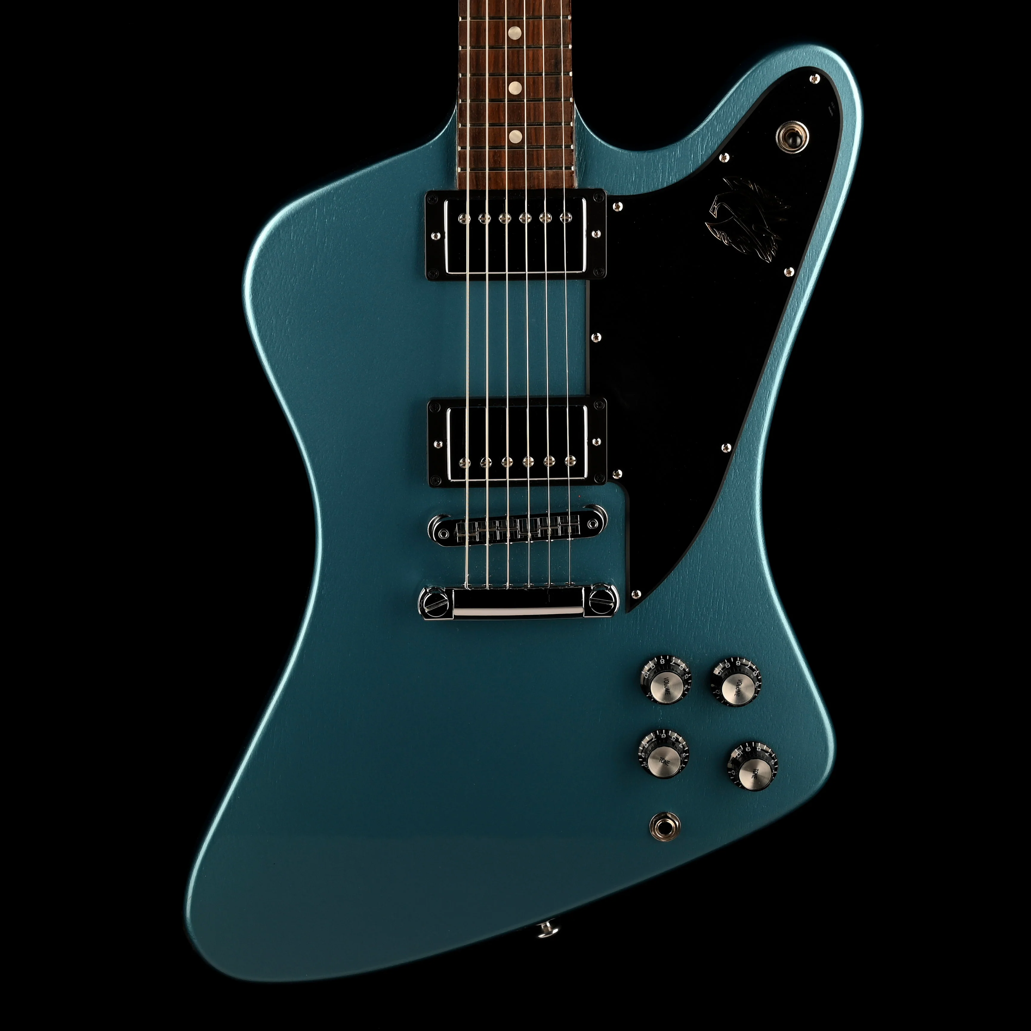 Used 2017 Gibson Firebird Studio Pelham Blue With Gig Bag