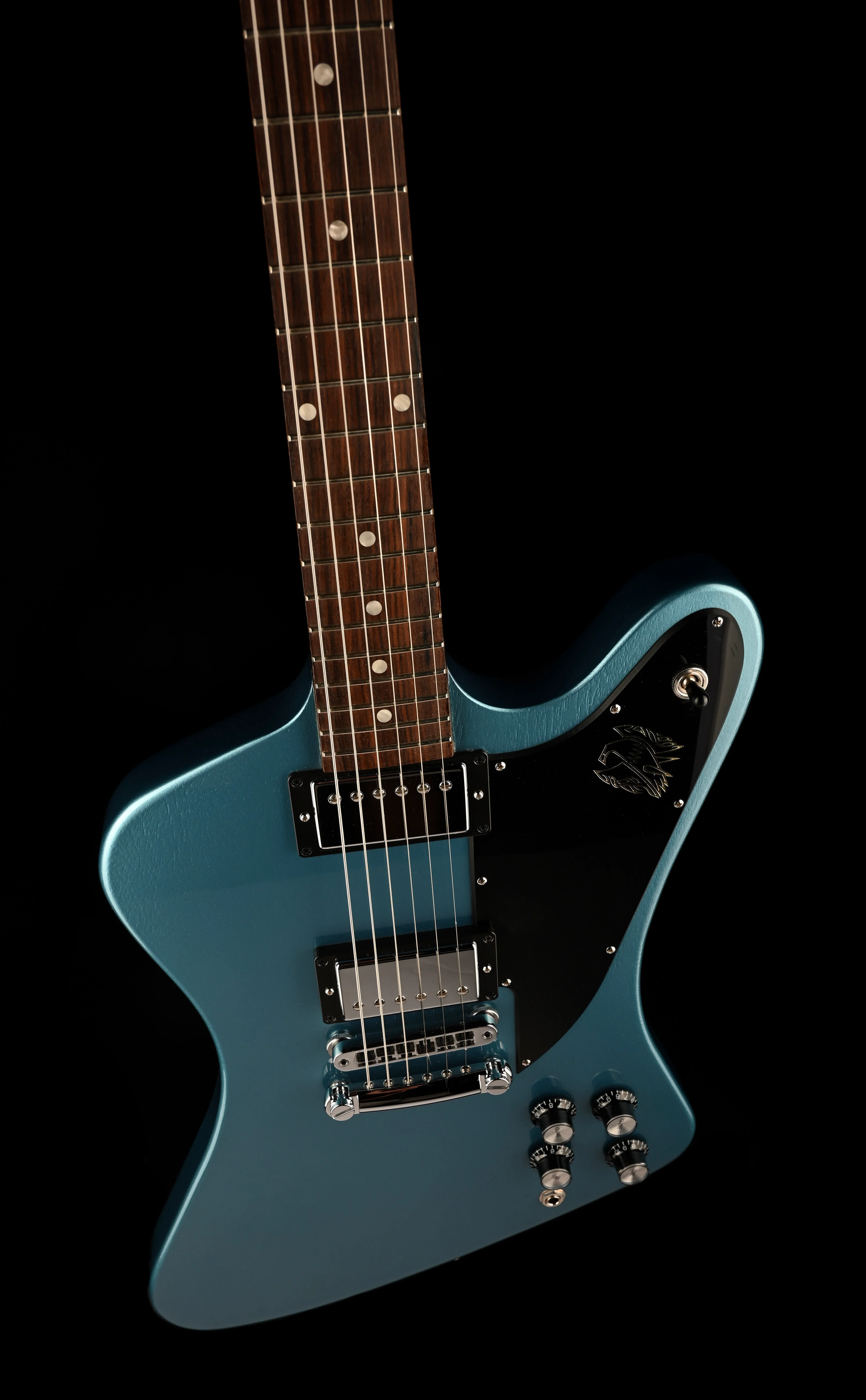 Used 2017 Gibson Firebird Studio Pelham Blue With Gig Bag - Image 4