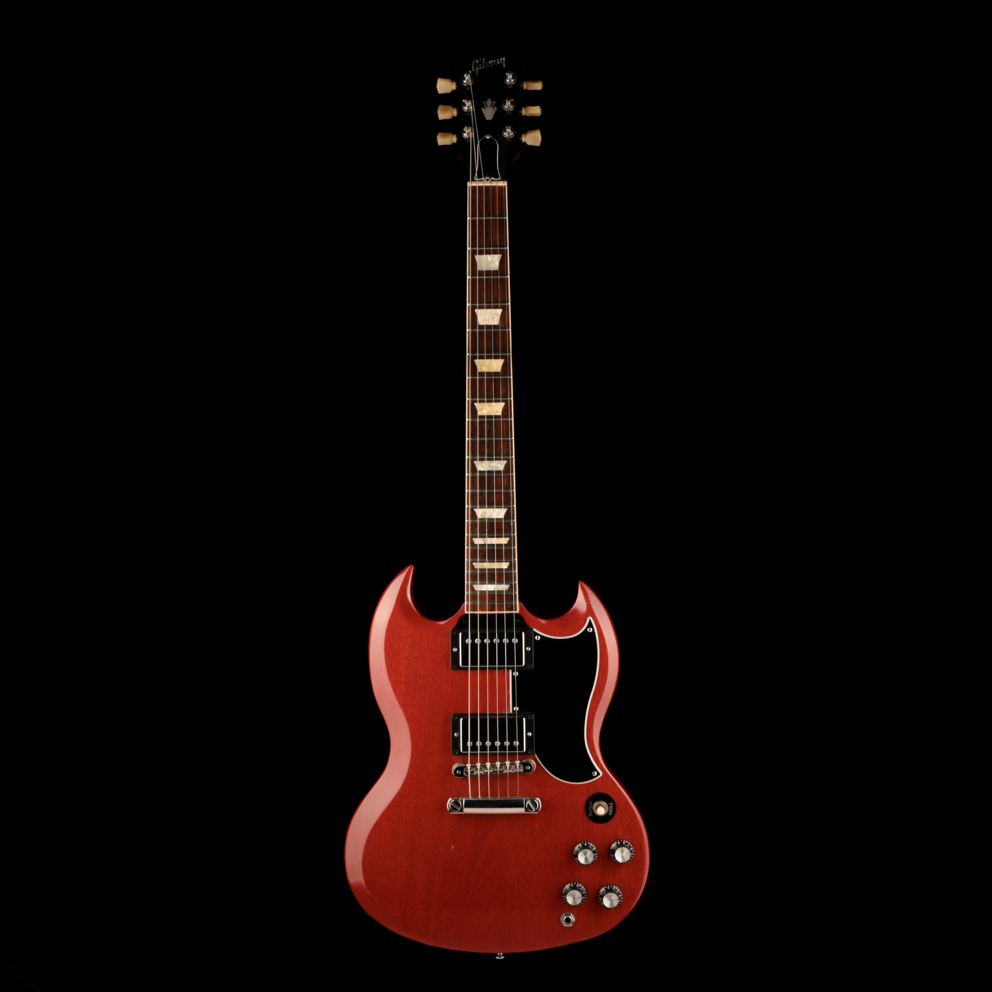 Used 2019 Gibson SG Standard '61 Stop Bar Vintage Cherry With OHSC - Image 2