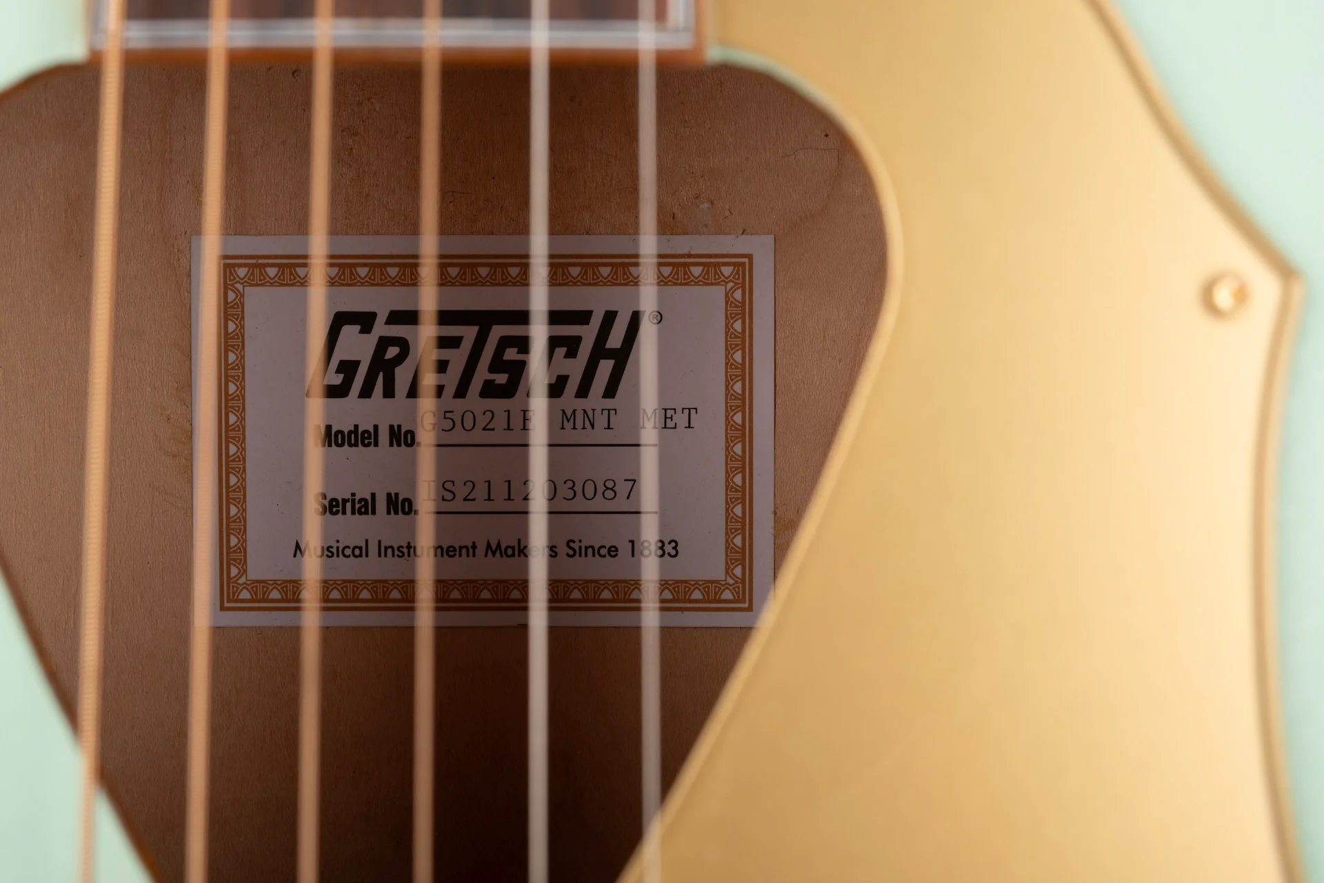 Used Gretsch G5021E Rancher Penguin Parlor Acoustic Electric Guitar Mint Metallic - Image 8