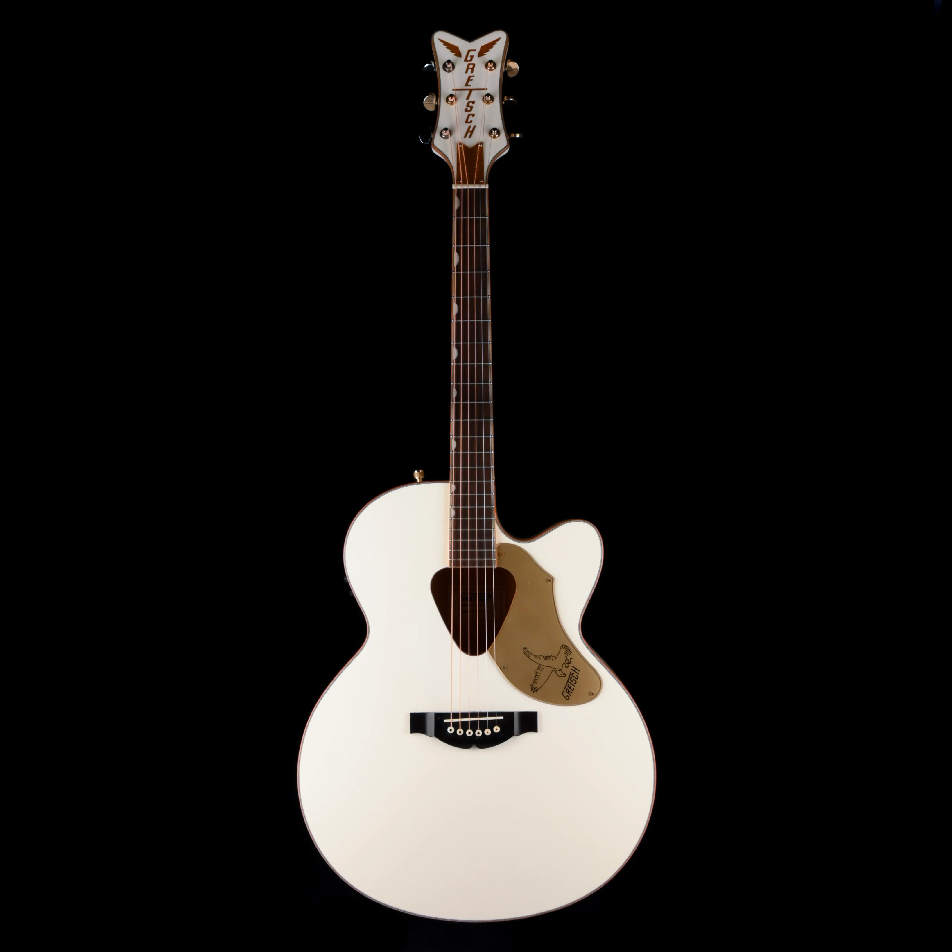 Used Gretsch G5022CWFE Rancher White Falcon Jumbo Acoustic Electric Guitar - Image 2