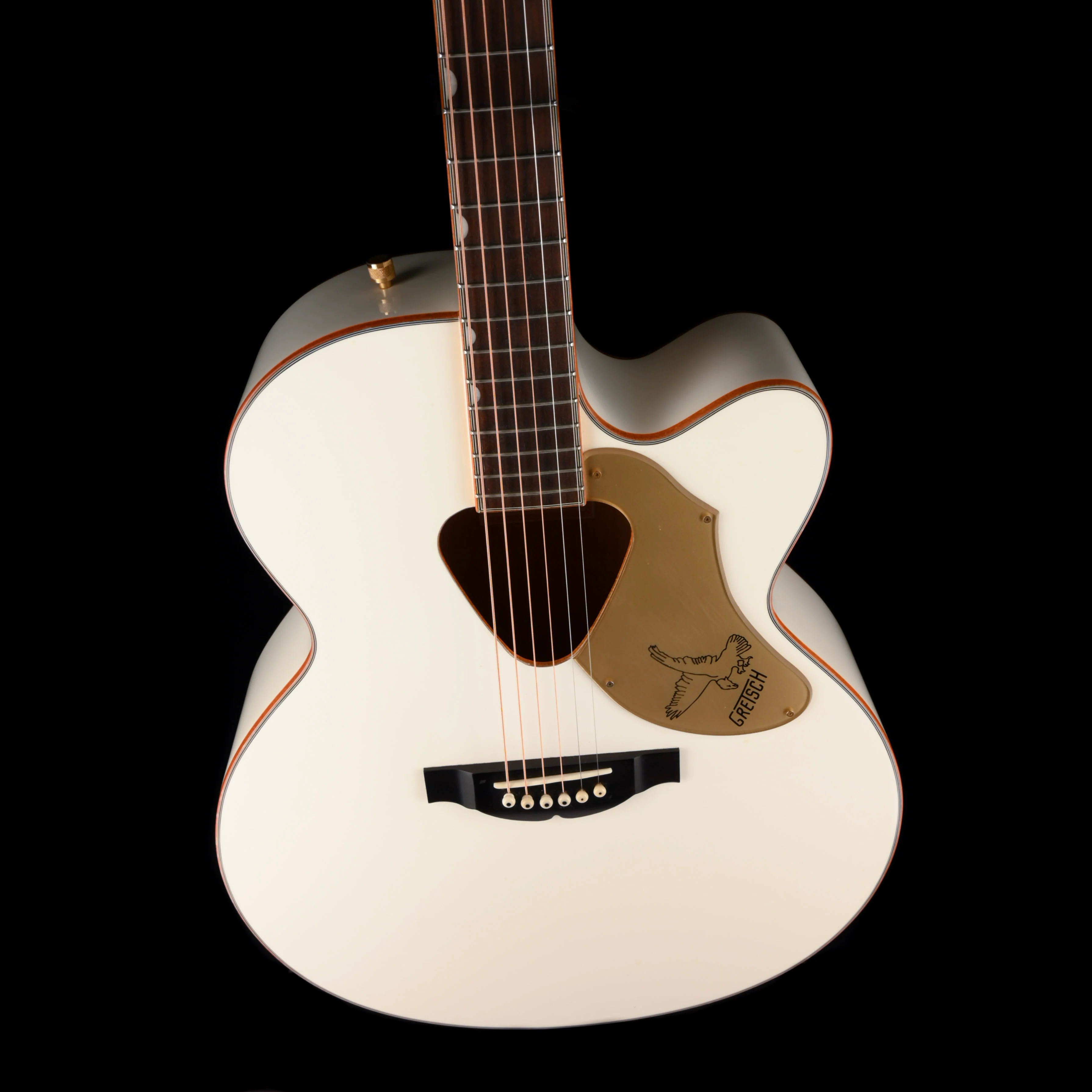Used Gretsch G5022CWFE Rancher White Falcon Jumbo Acoustic Electric Guitar - Image 4