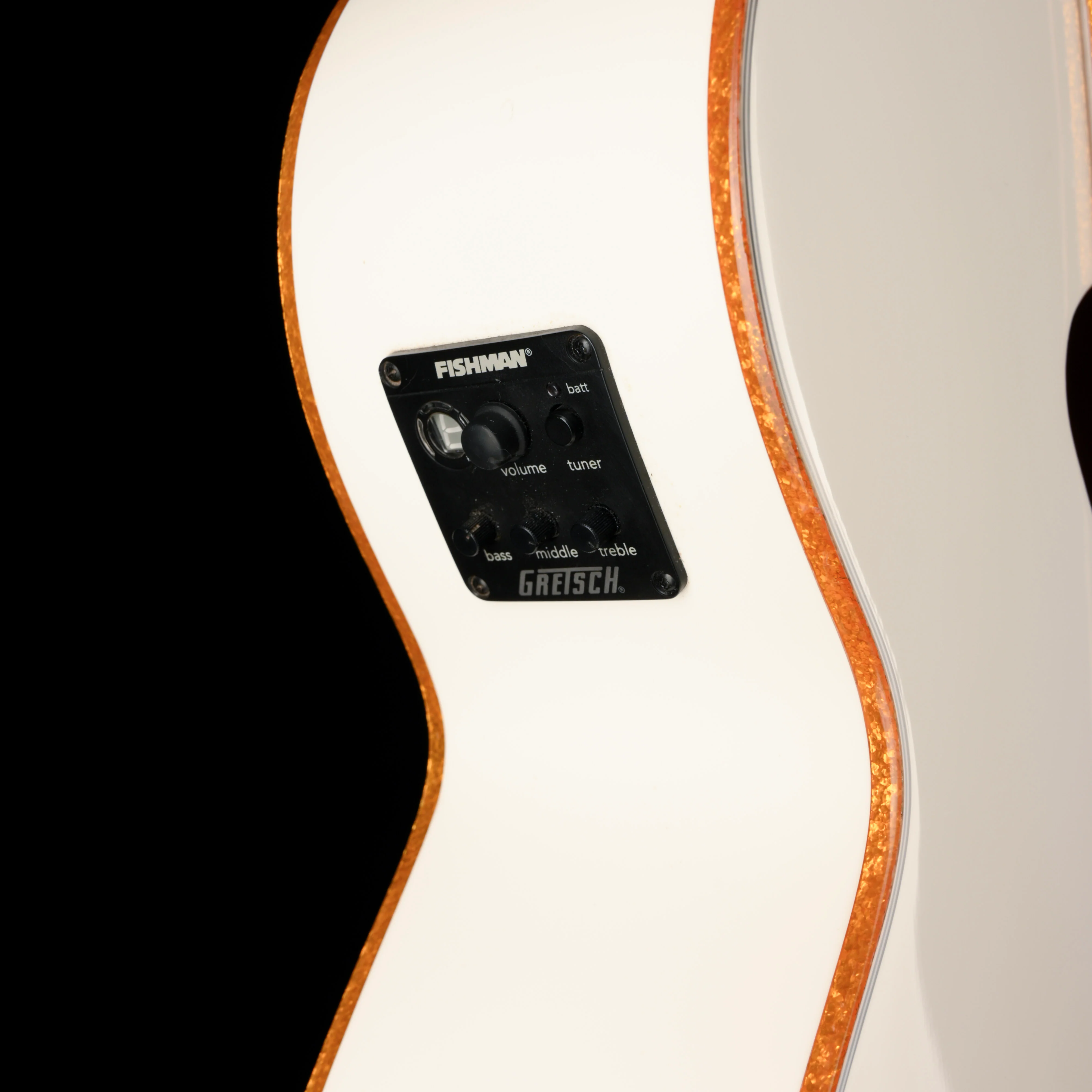 Used Gretsch G5022CWFE Rancher White Falcon Jumbo Acoustic Electric Guitar - Image 7