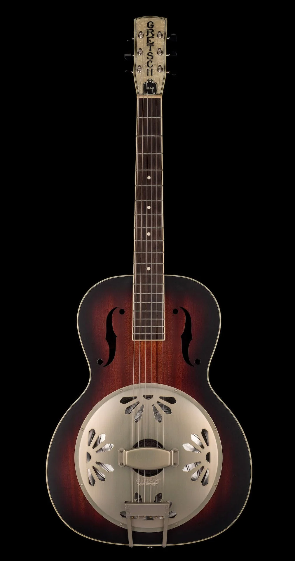 Used Gretsch G9241 Alligator Acoustic-Electric Resonator 2-Tone Sunburst with Case - Image 2
