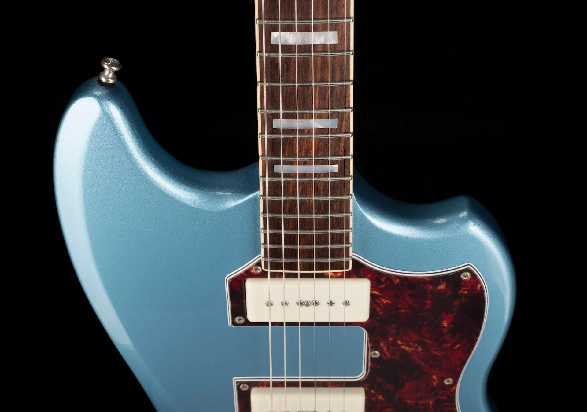 Used Guild T-Bird ST P90 Pelham Blue with Gig Bag - Image 3
