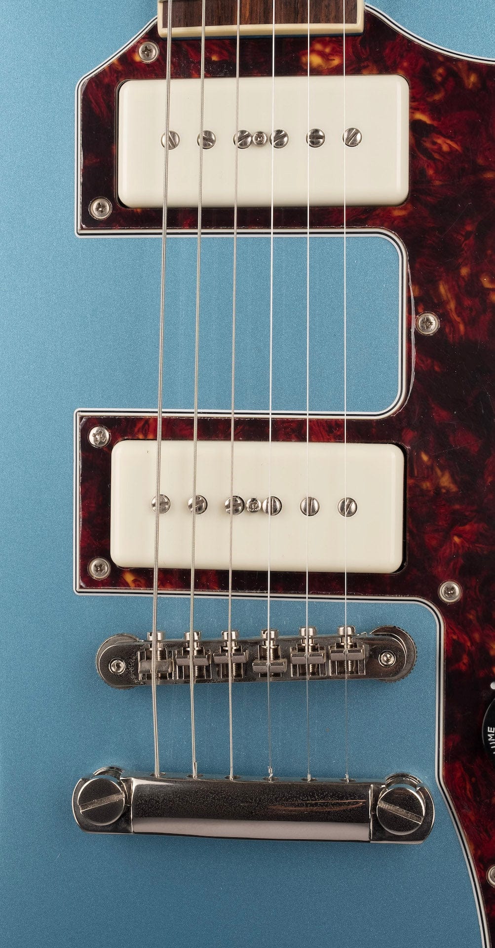 Used Guild T-Bird ST P90 Pelham Blue with Gig Bag - Image 7