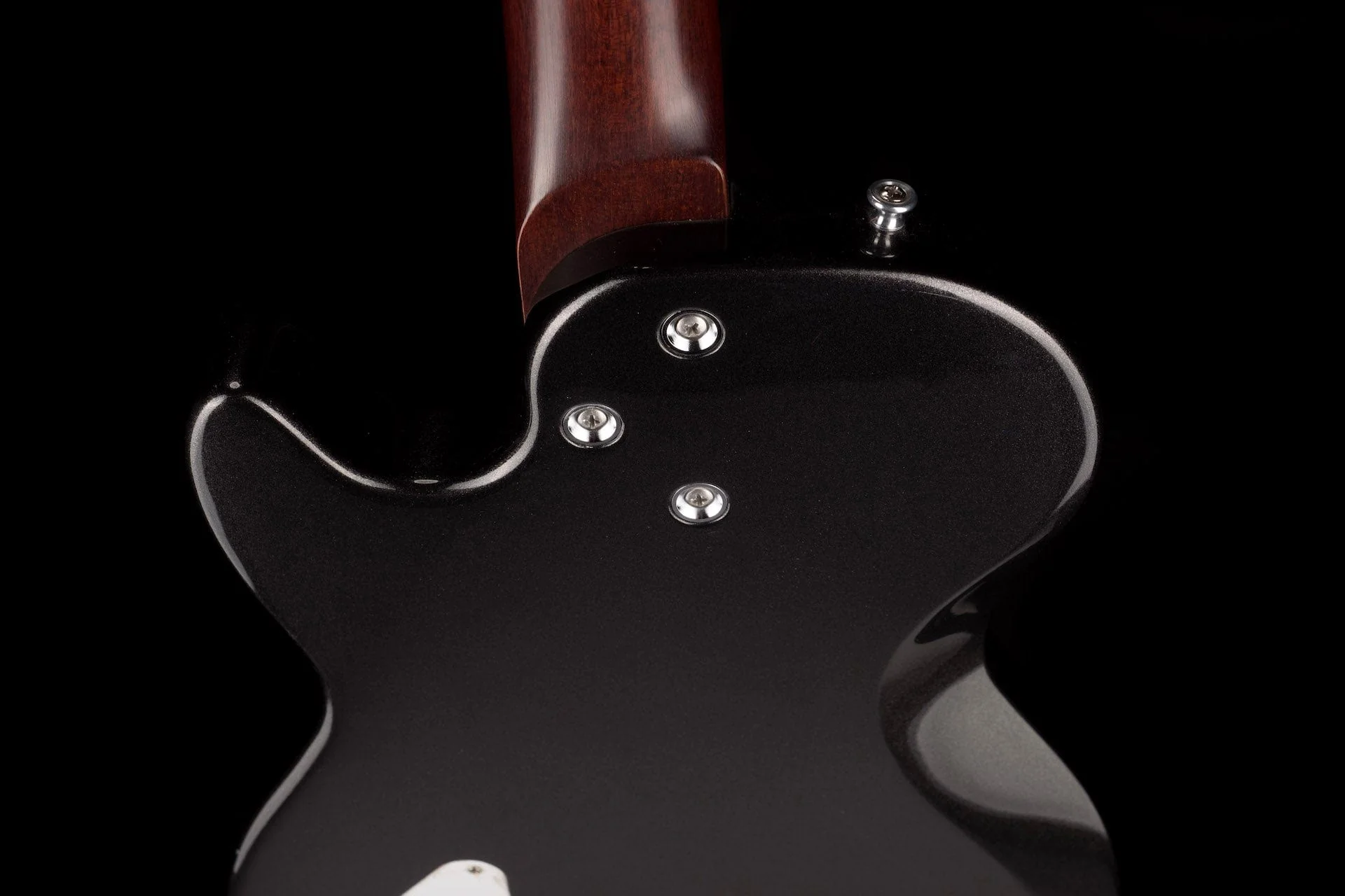 Used Harmony Jupiter Space Black Electric Guitar With Mono Soft Case - Image 14