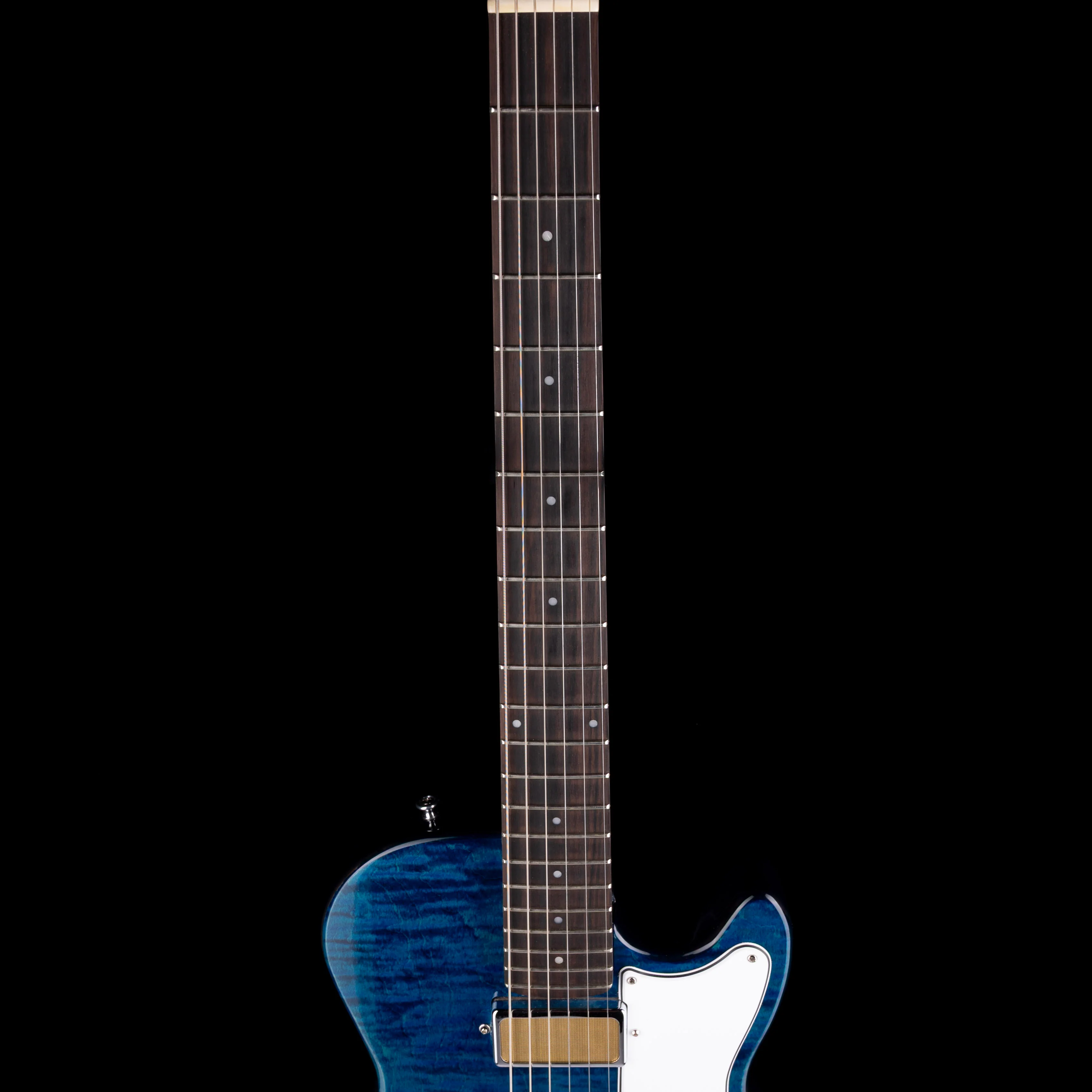 Used Harmony Limited Edition Flame Maple Jupiter Transparent Blue with Mono Case - Image 7