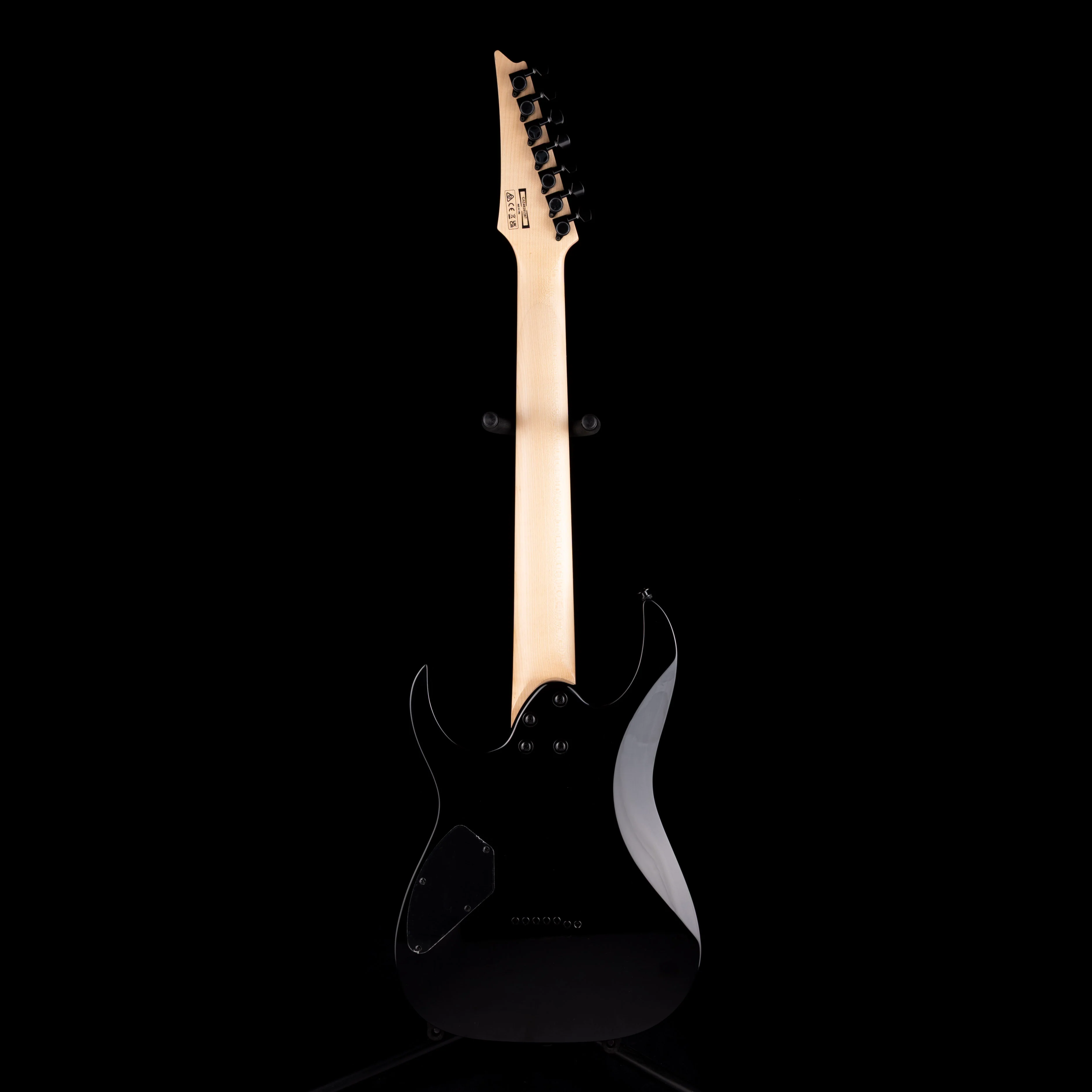 Used Ibanez GIO GRG7221QA 7-String Electric Guitar Trans Black With Gig Bag - Image 10