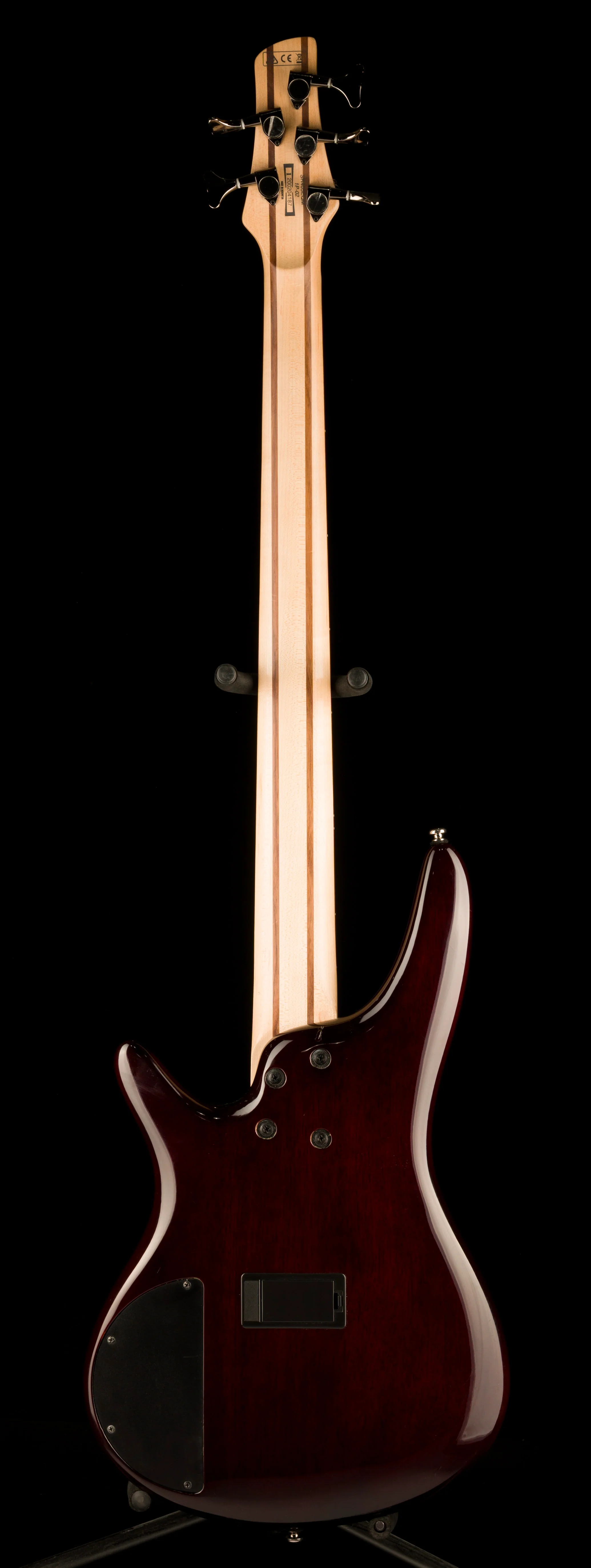 Used Ibanez SR405EQM SR Standard 5-String Bass Quilted Maple Dragon Eye Burst - Image 14