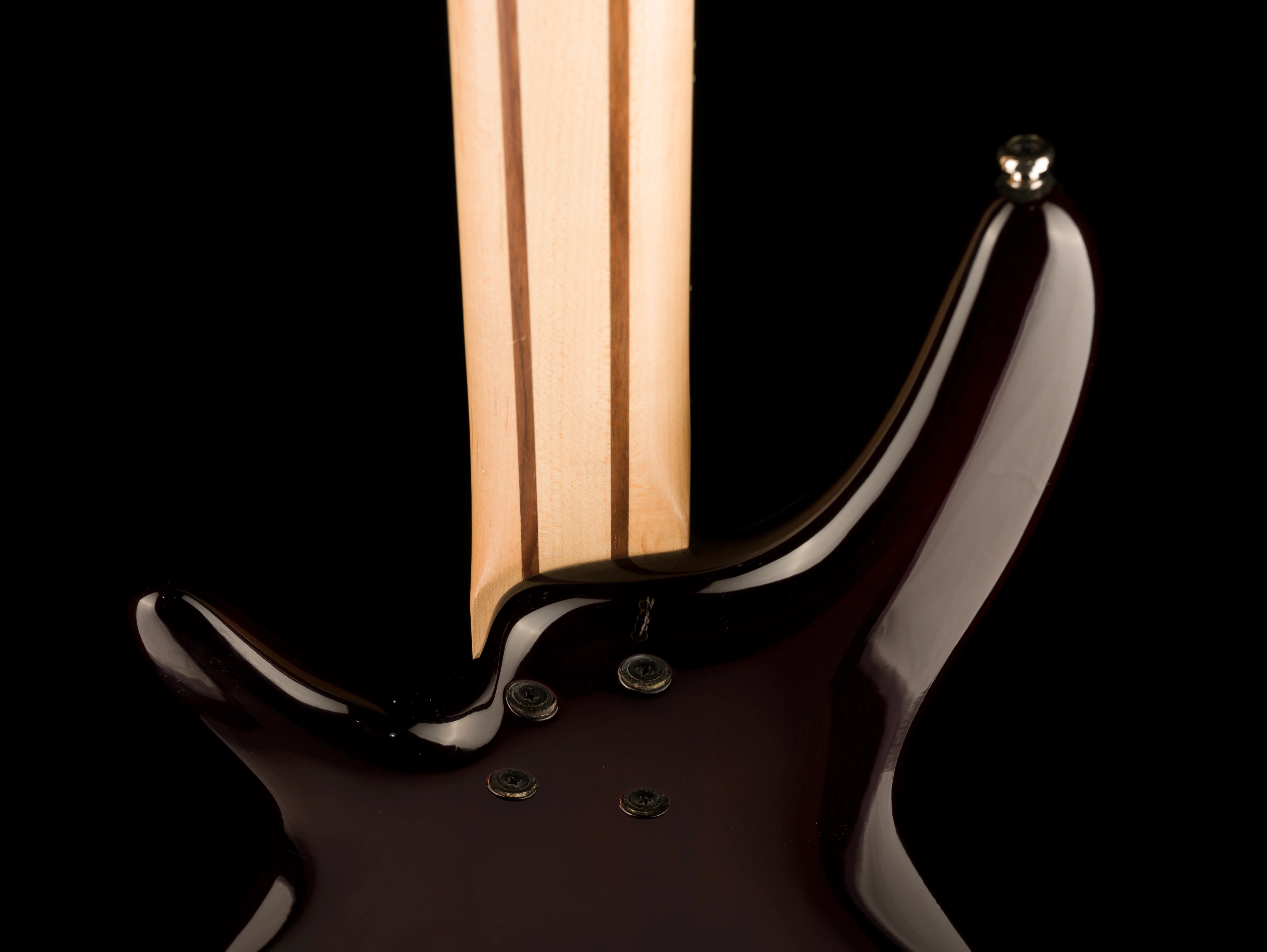 Used Ibanez SR405EQM SR Standard 5-String Bass Quilted Maple Dragon Eye Burst - Image 15
