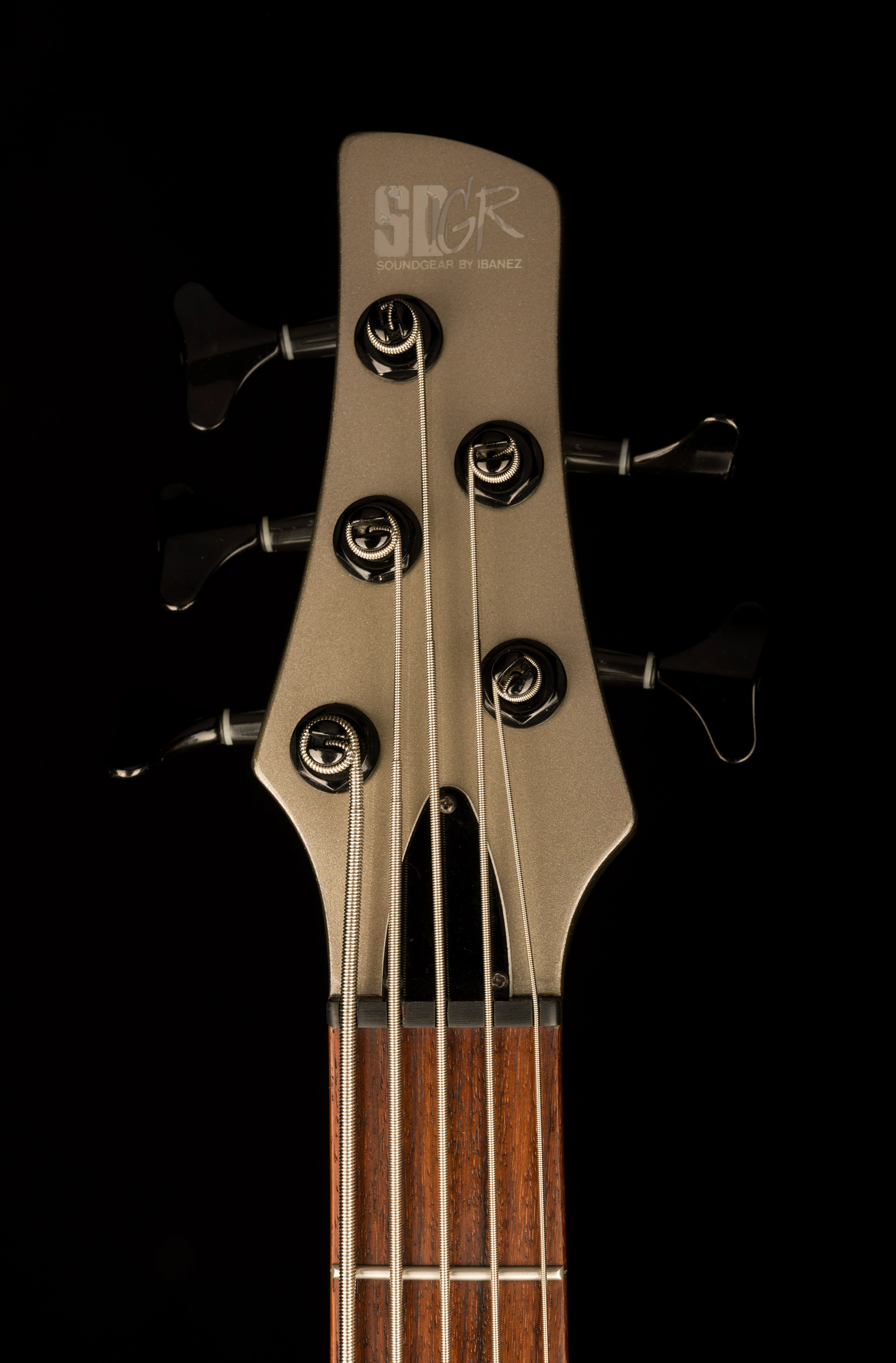Used Ibanez SR885 5-String Pewter Bass With Case - Image 12