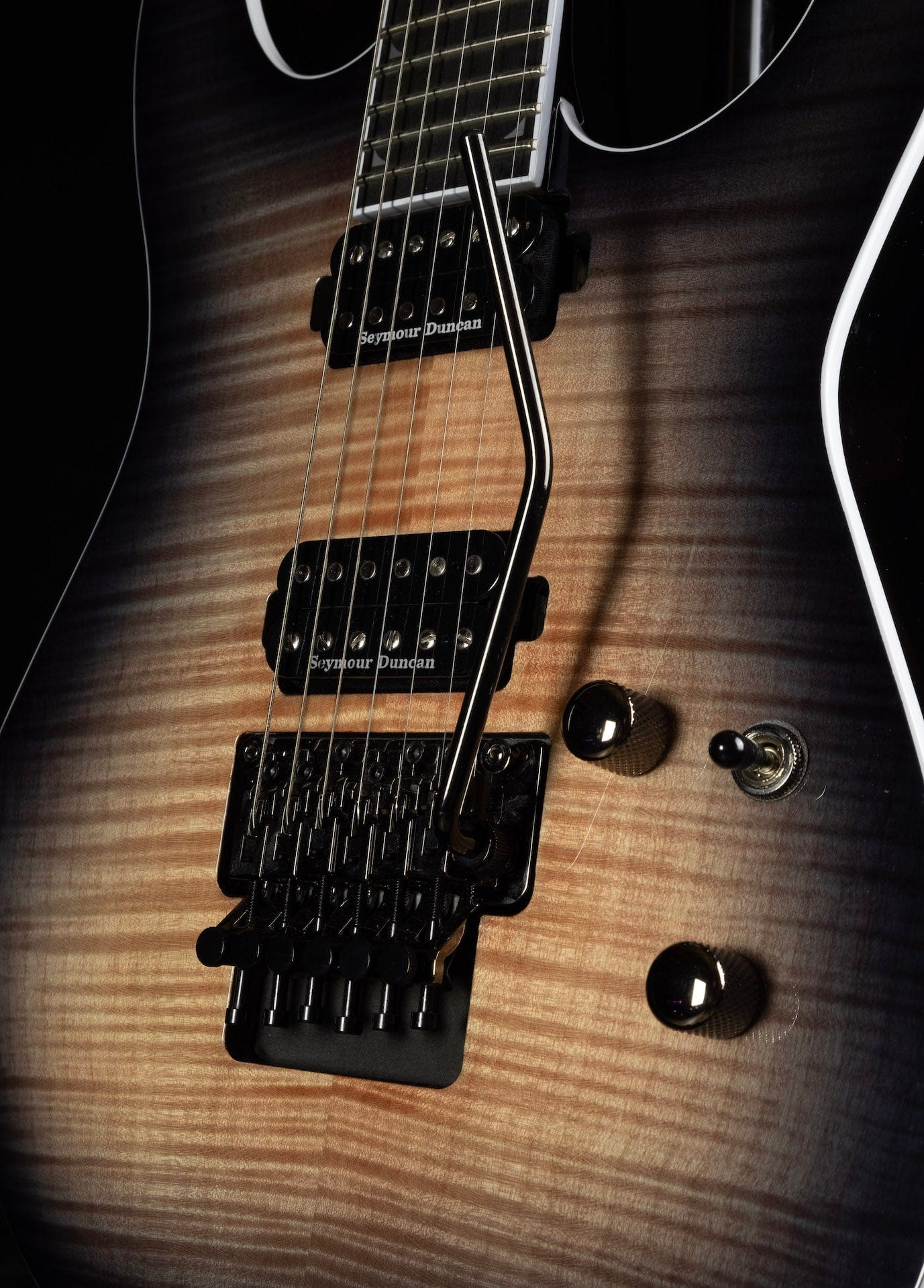 Used Jackson Pro Series Soloist SL2FM MAH Coffee Burst Electric Guitar With Bag - Image 4