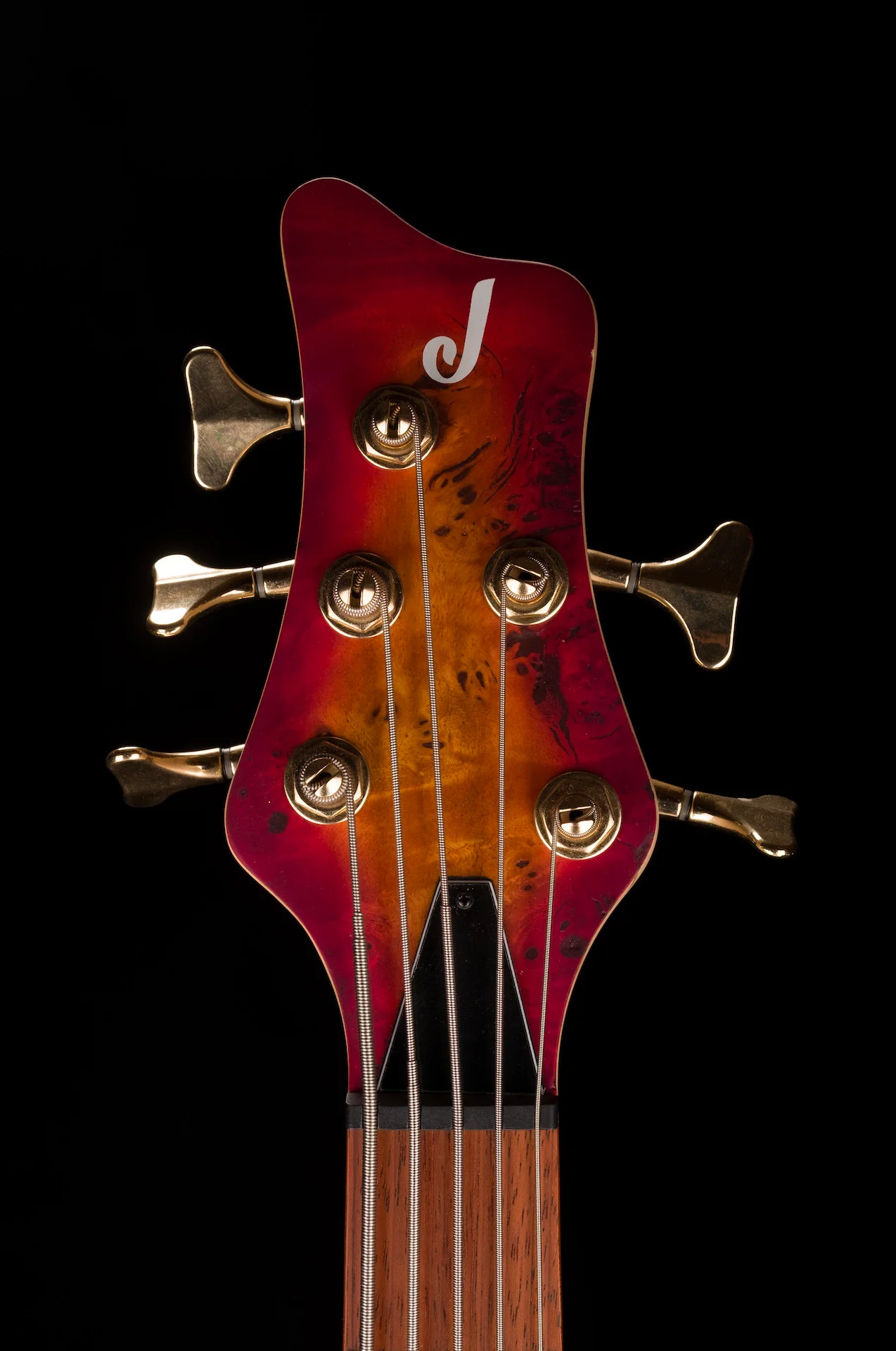 Used Jackson Pro Series Spectra Bass SBP V Transparent Cherry Burst - Image 12