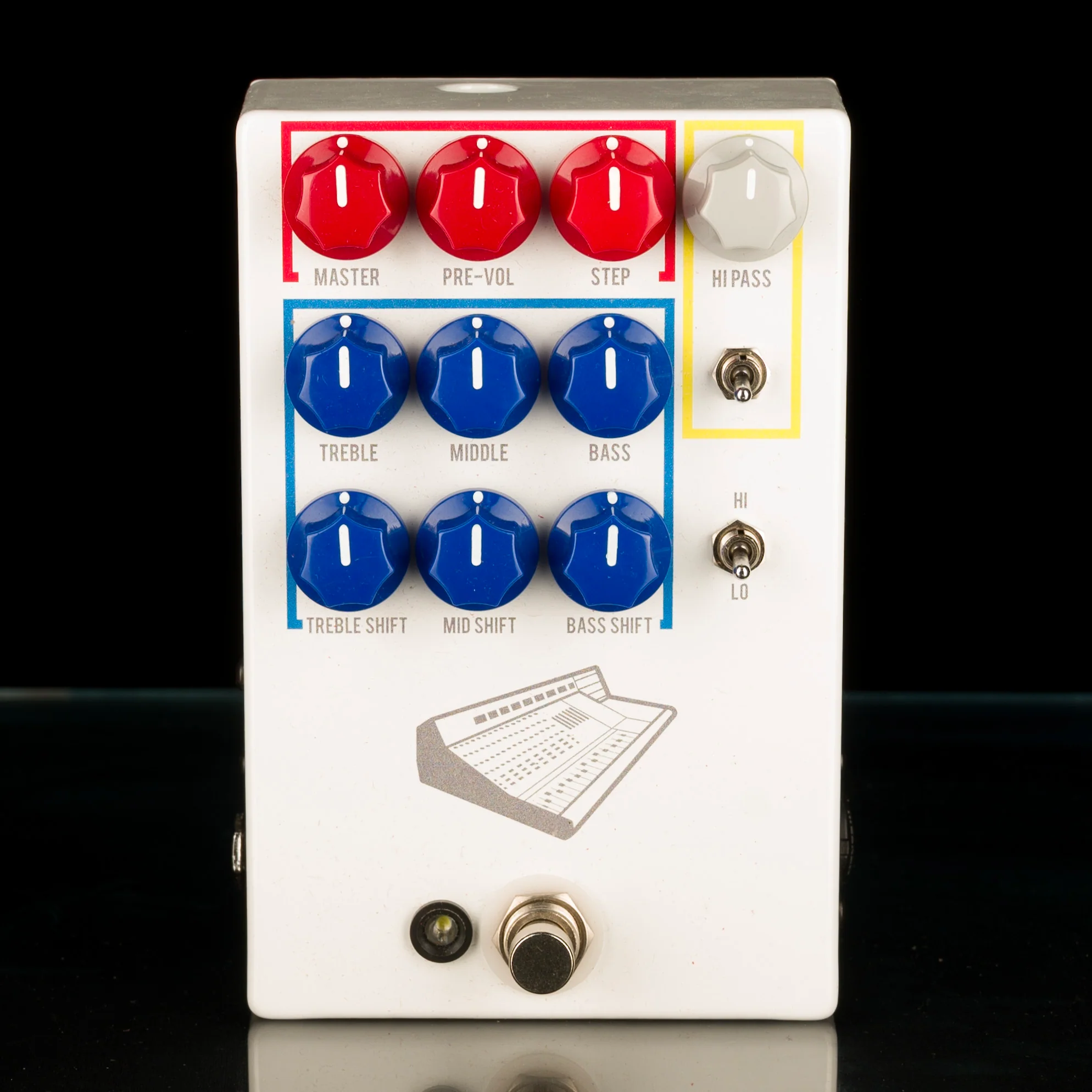 Used JHS Colour Box V2 Preamp/EQ/DI Effect Pedal With Box - Image 2