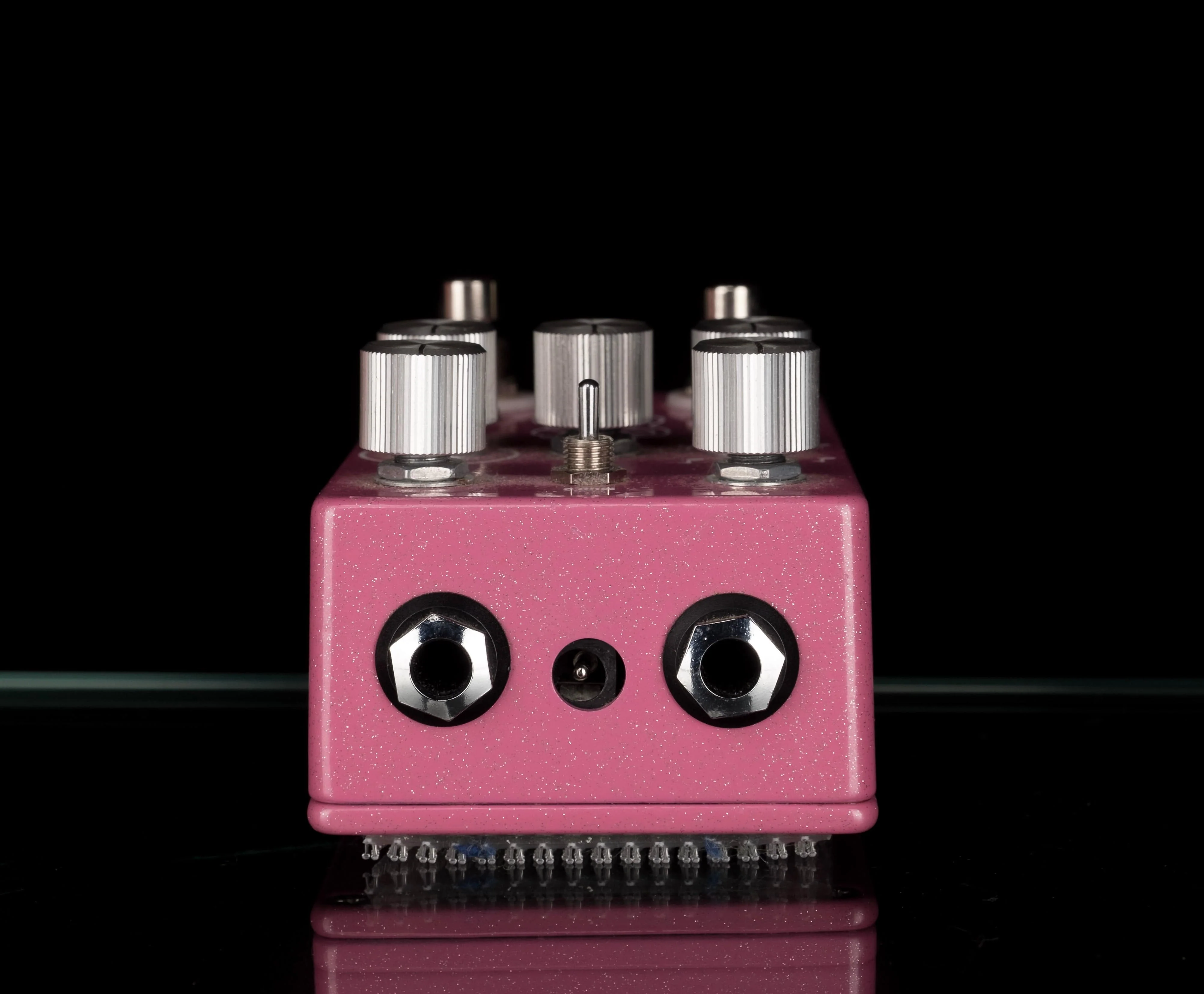 Used JHS Lucky Cat Delay Pink Guitar Effect Pedal With Box - Image 4