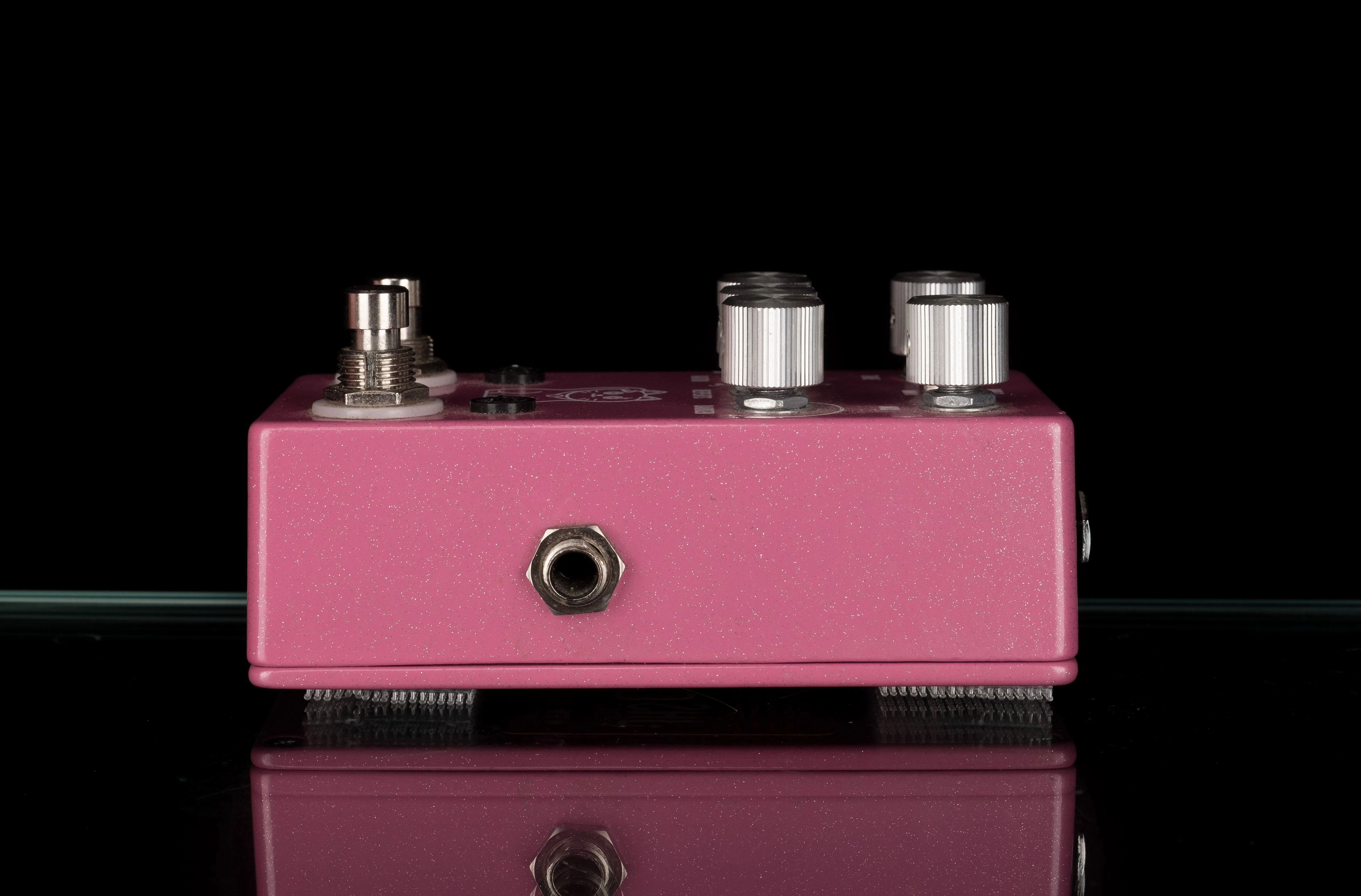 Used JHS Lucky Cat Delay Pink Guitar Effect Pedal With Box - Image 5