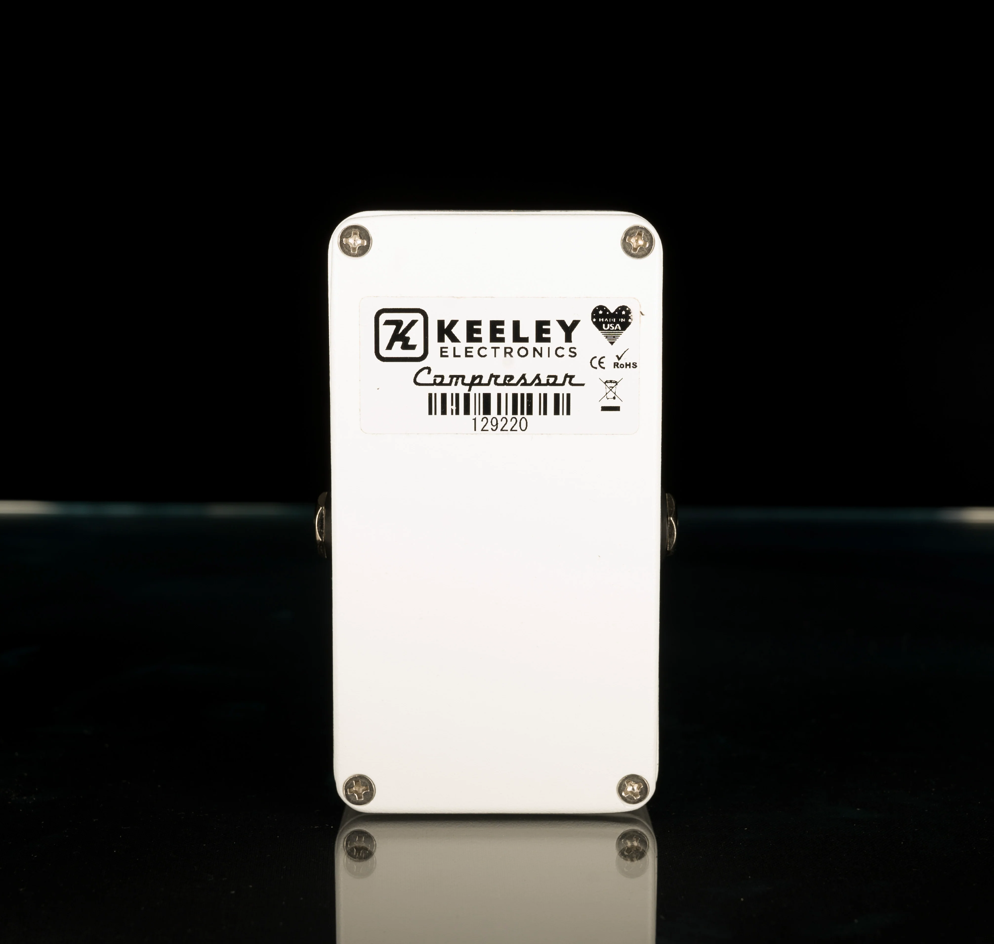 Used Keeley Compressor Plus 4-Knob Compressor Limited Edition Graphic White Pedal - Image 3