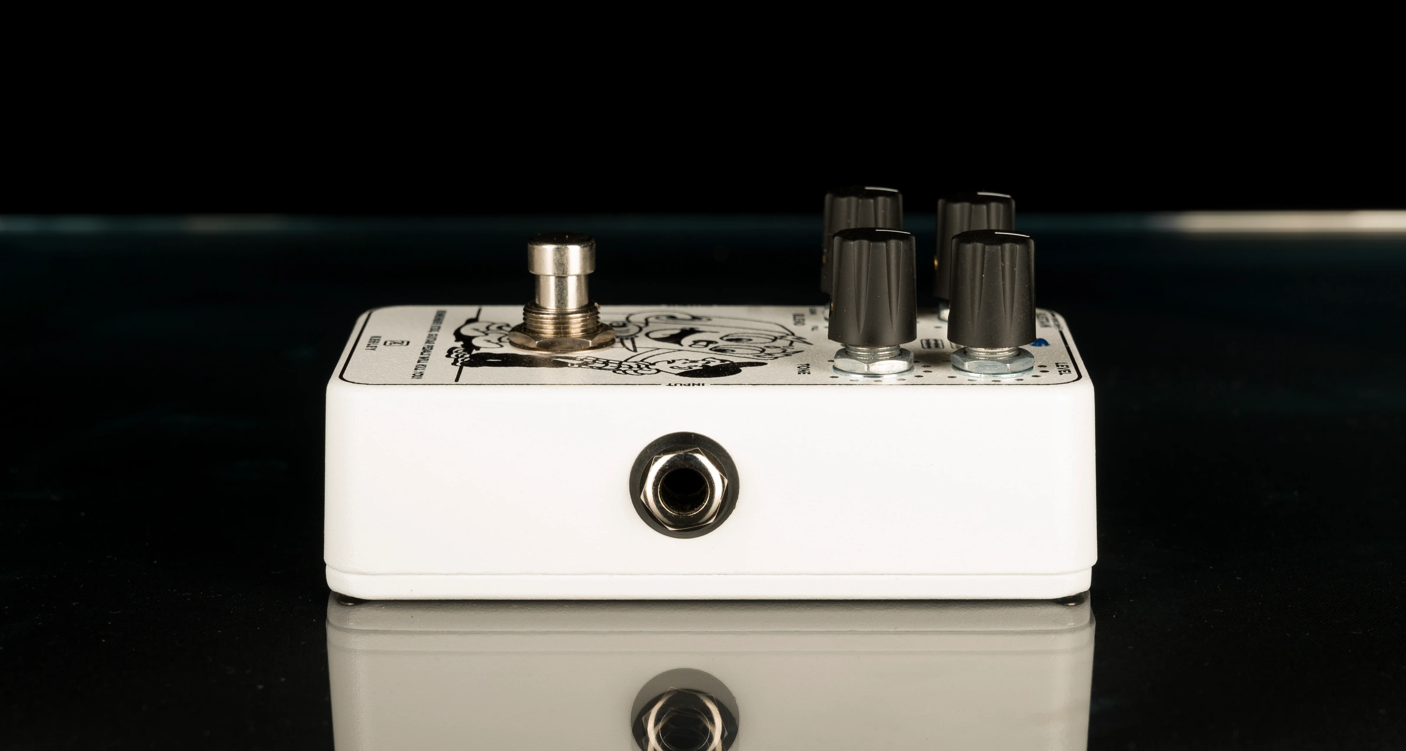 Used Keeley Compressor Plus 4-Knob Compressor Limited Edition Graphic White Pedal - Image 5