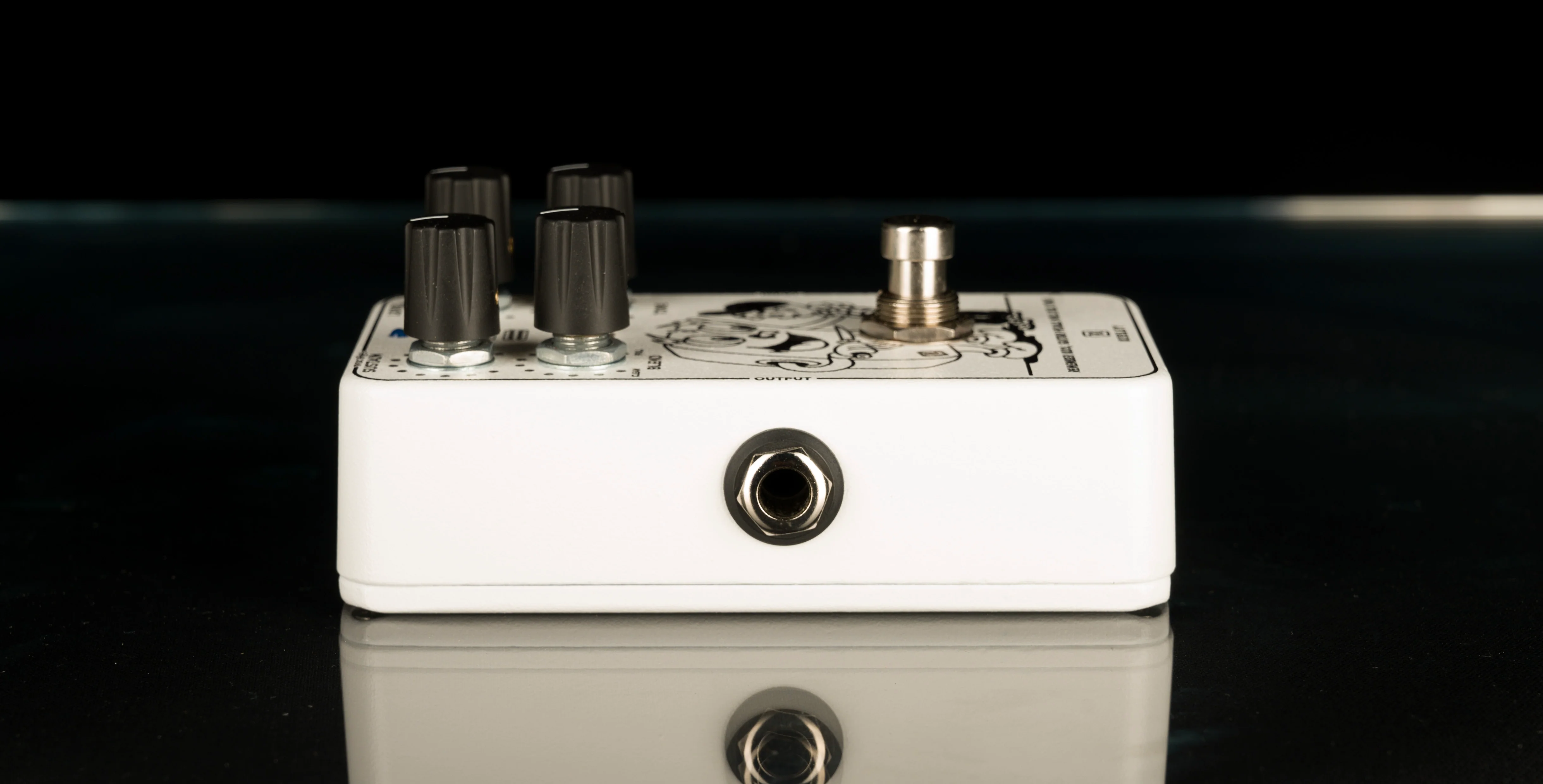 Used Keeley Compressor Plus 4-Knob Compressor Limited Edition Graphic White Pedal - Image 6