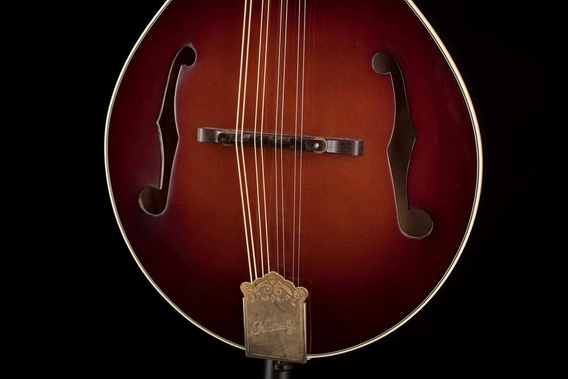 Used Kentucky KM-505 Artist A-Style Mandolin Vintage Sunburst with Hardshell Case - Image 3