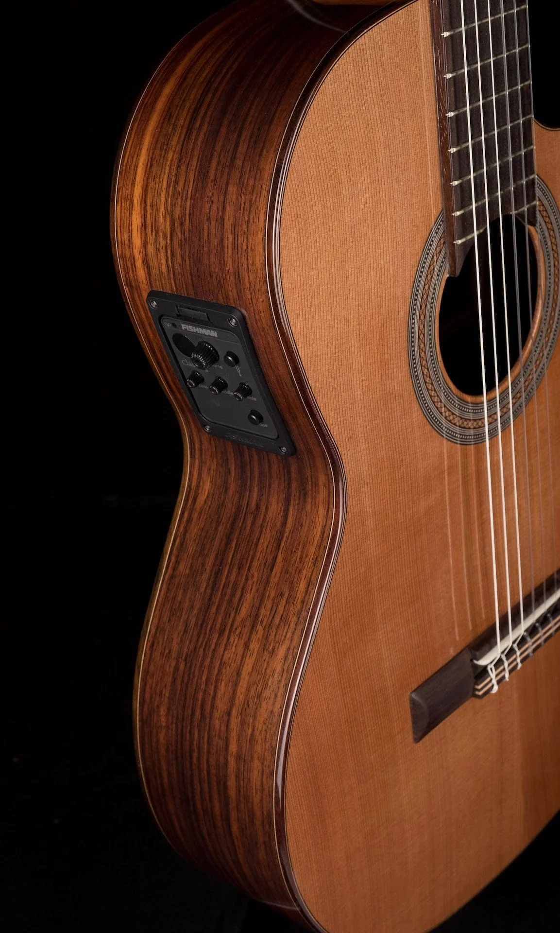 Used Kremona Soloist Series Fiesta F65CW Solid Cedar Top Nylon String Acoustic Electric Guitar With Gig Bag - Image 8