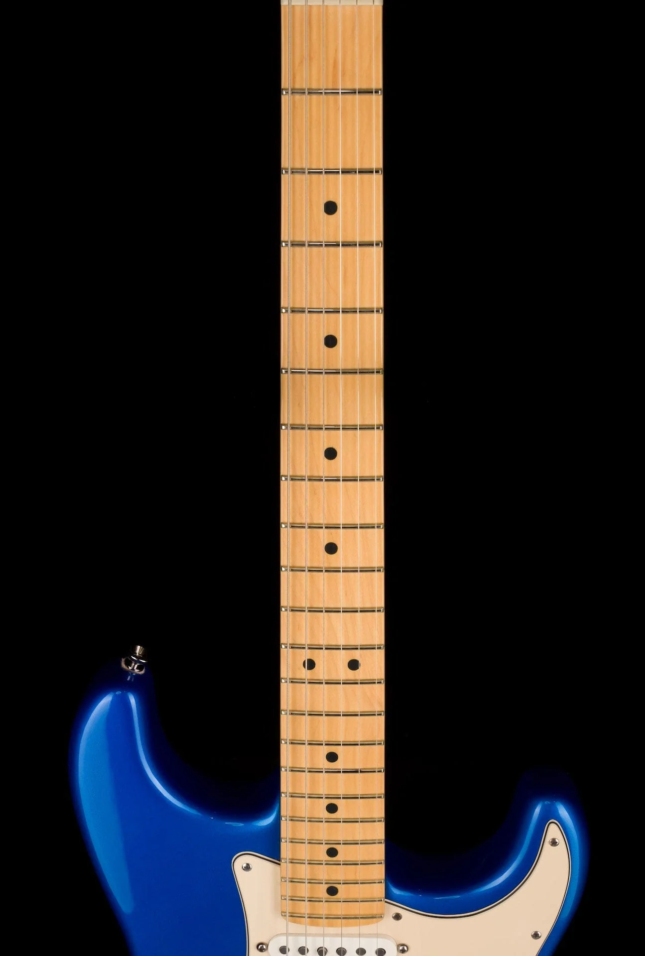 Used Fender Limited Edition 50th Anniversary American Series Stratocaster Blue Chrome with OHSC - Image 9