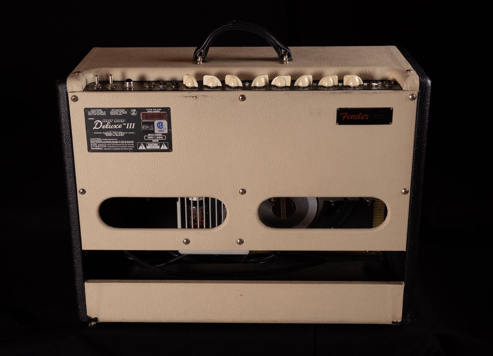 Used Limited Edition Two-Tone Fender FSR Hot Rod Deluxe III Tube Guitar Amplifier - Image 9