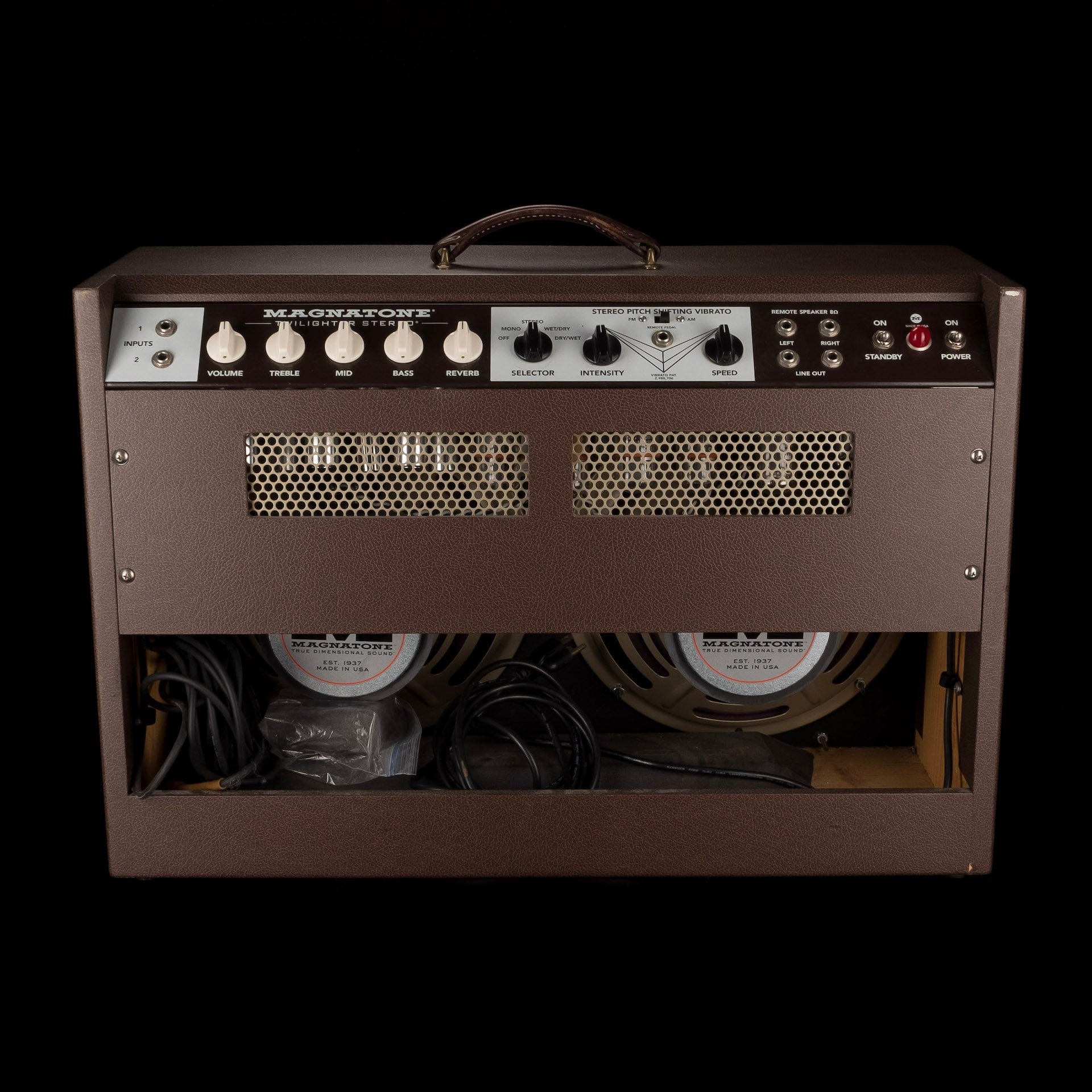 Used Magnatone Stereo Twilighter with Footswitch and Expression Pedal - Image 7