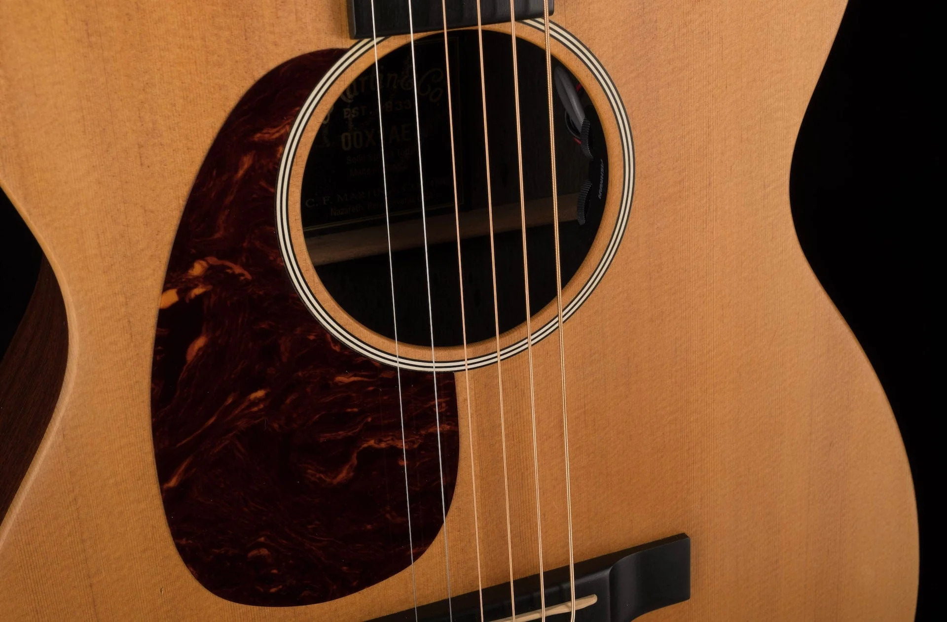 Used Martin 000X1AE Left-Handed Natural Acoustic-Electric Guitar - Image 7