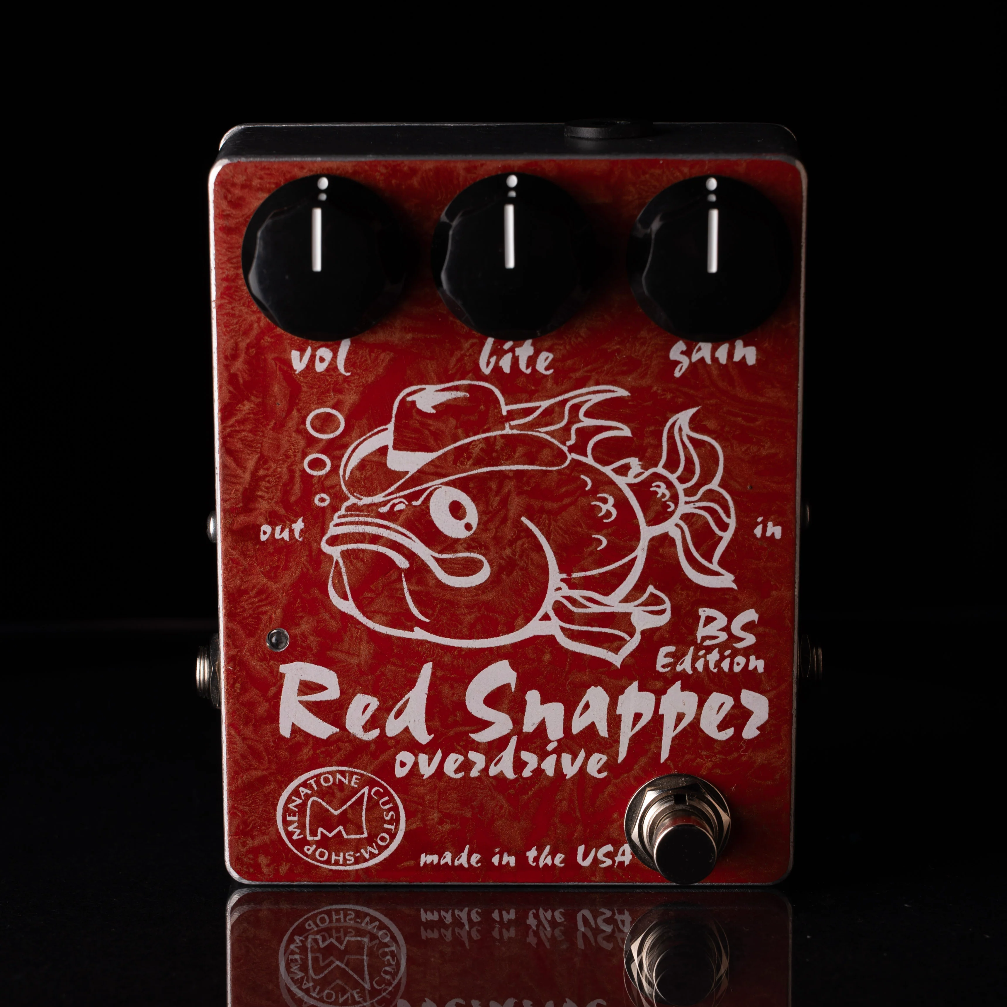 Used 2025 Menatone Red Snapper BS Edition Point to Point Hand Wired Overdrive - Truetone Music Exclusive