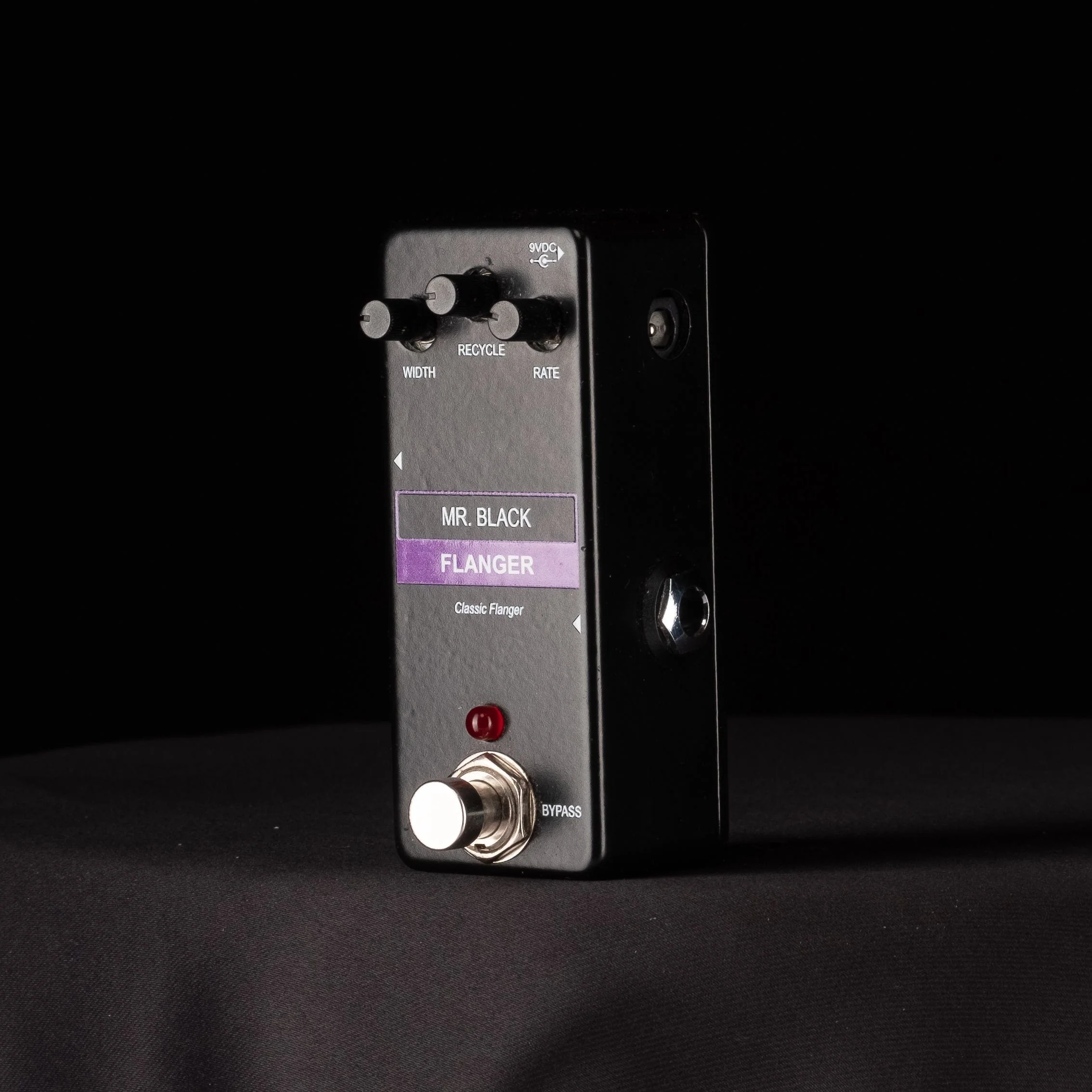 Used Mr. Black Flanger Guitar Effect Pedal With Box