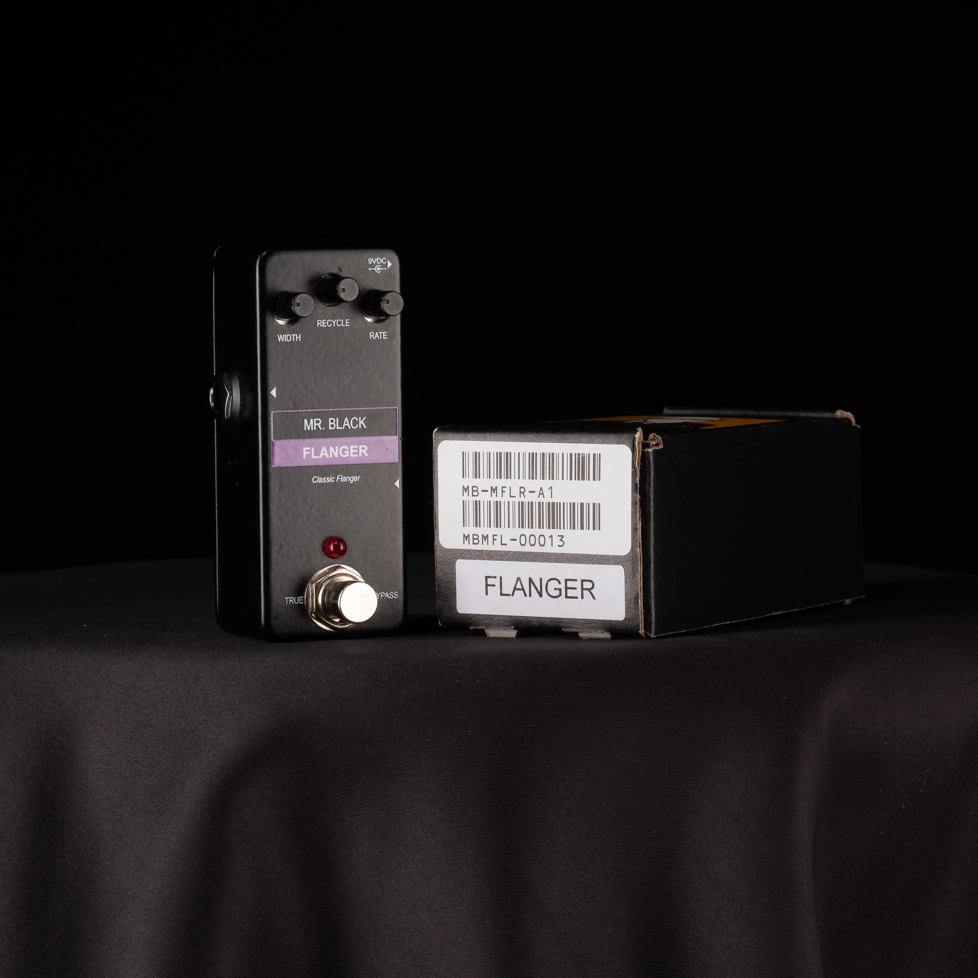 Used Mr. Black Flanger Guitar Effect Pedal With Box - Image 7