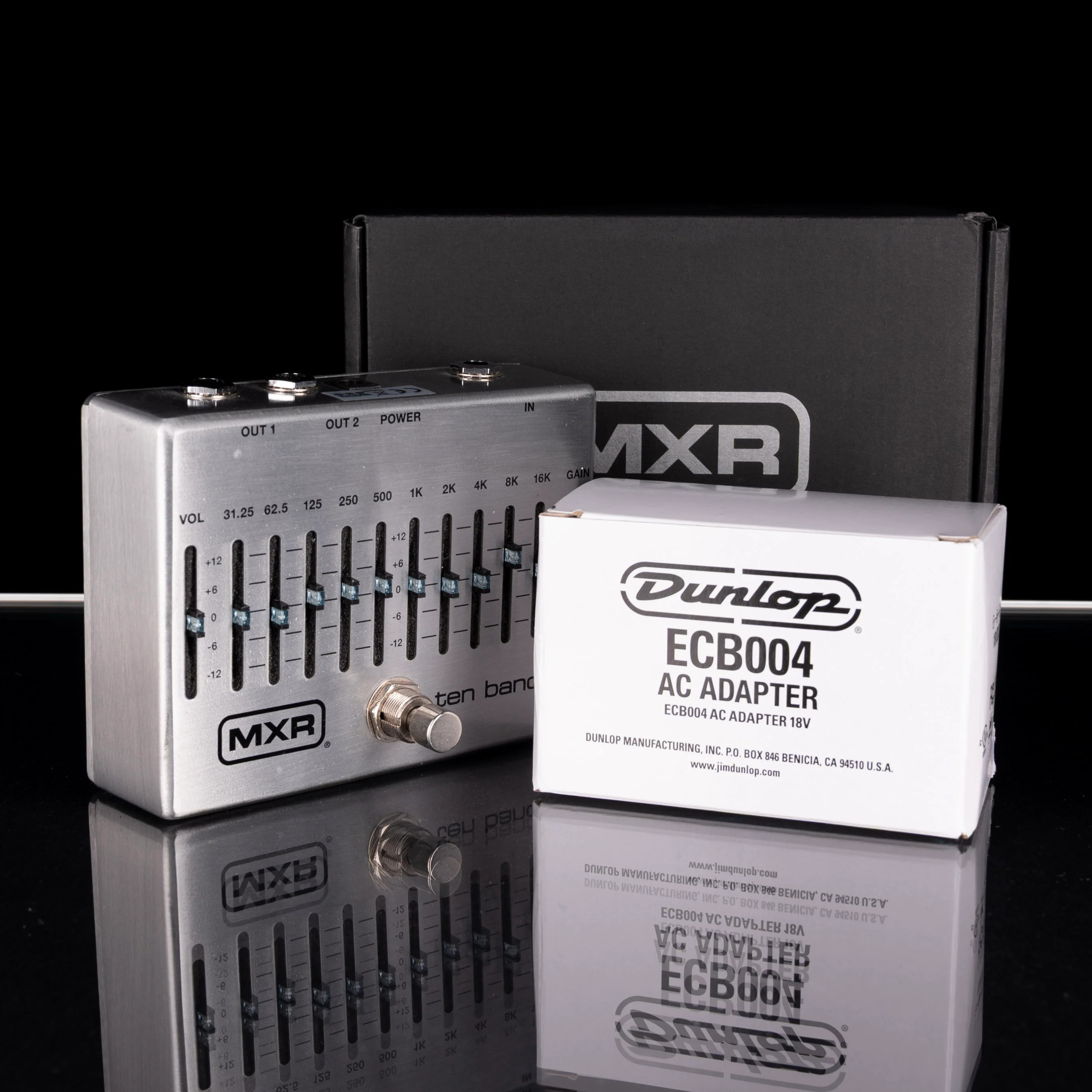 Used MXR M108 10-Band EQ Guitar Effect Pedal With Box - 3