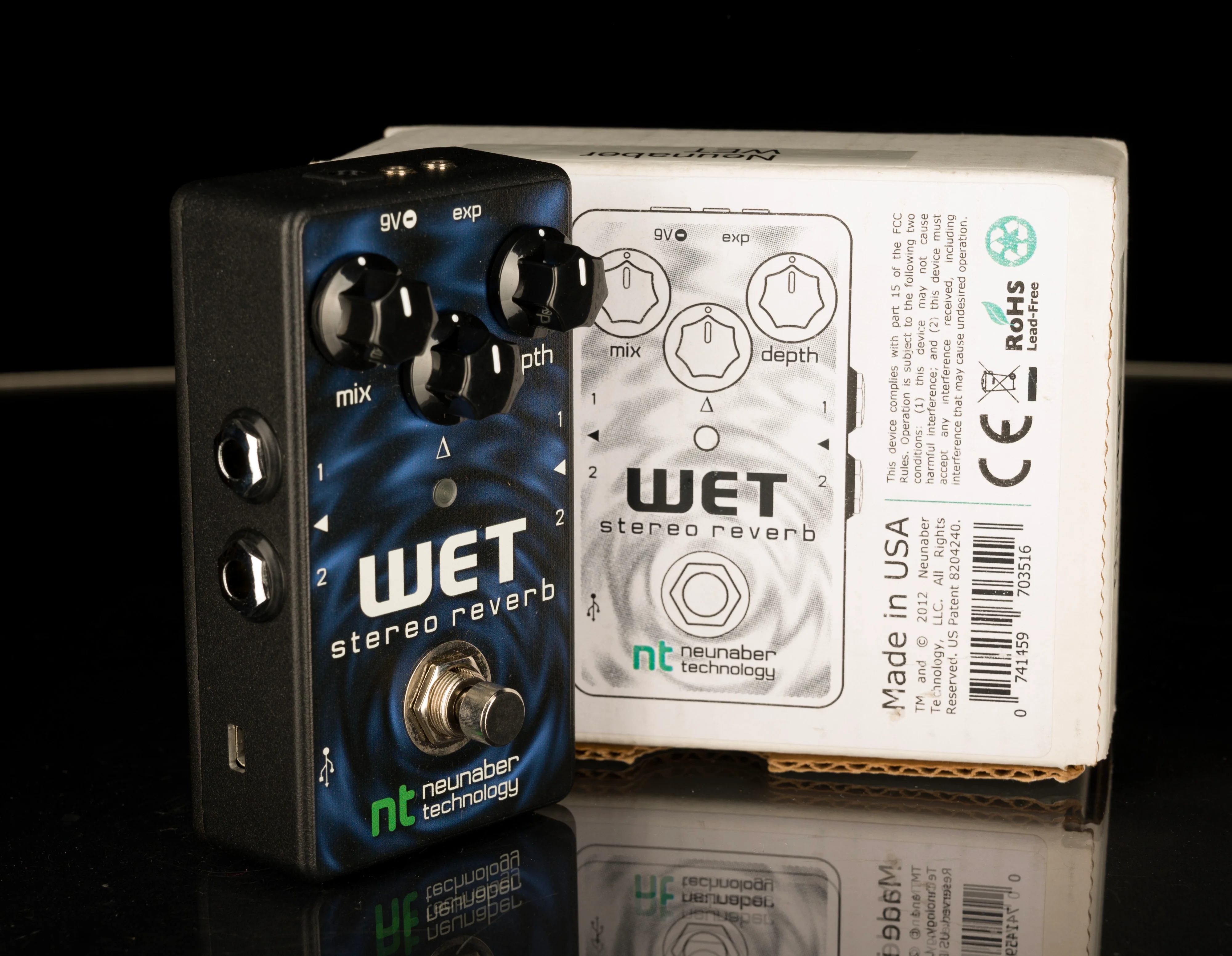 Used Neunaber Wet Reverb Pedal Guitar Pedal With Box
