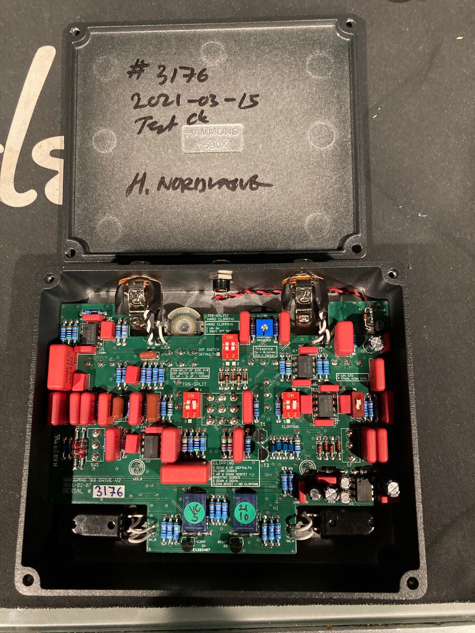 Used Nordvang '83 Drive V2 Overdrive Guitar Effect Pedal With Box - Image 8